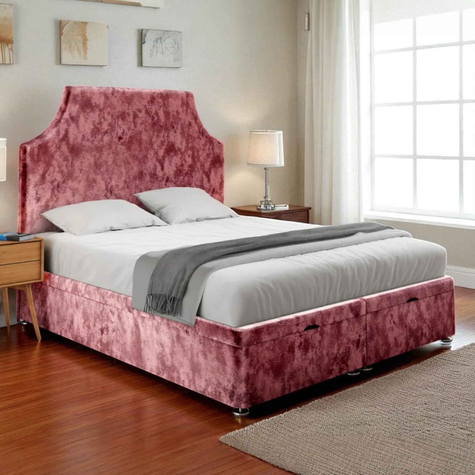 Valentina Luxe Ottoman Bed