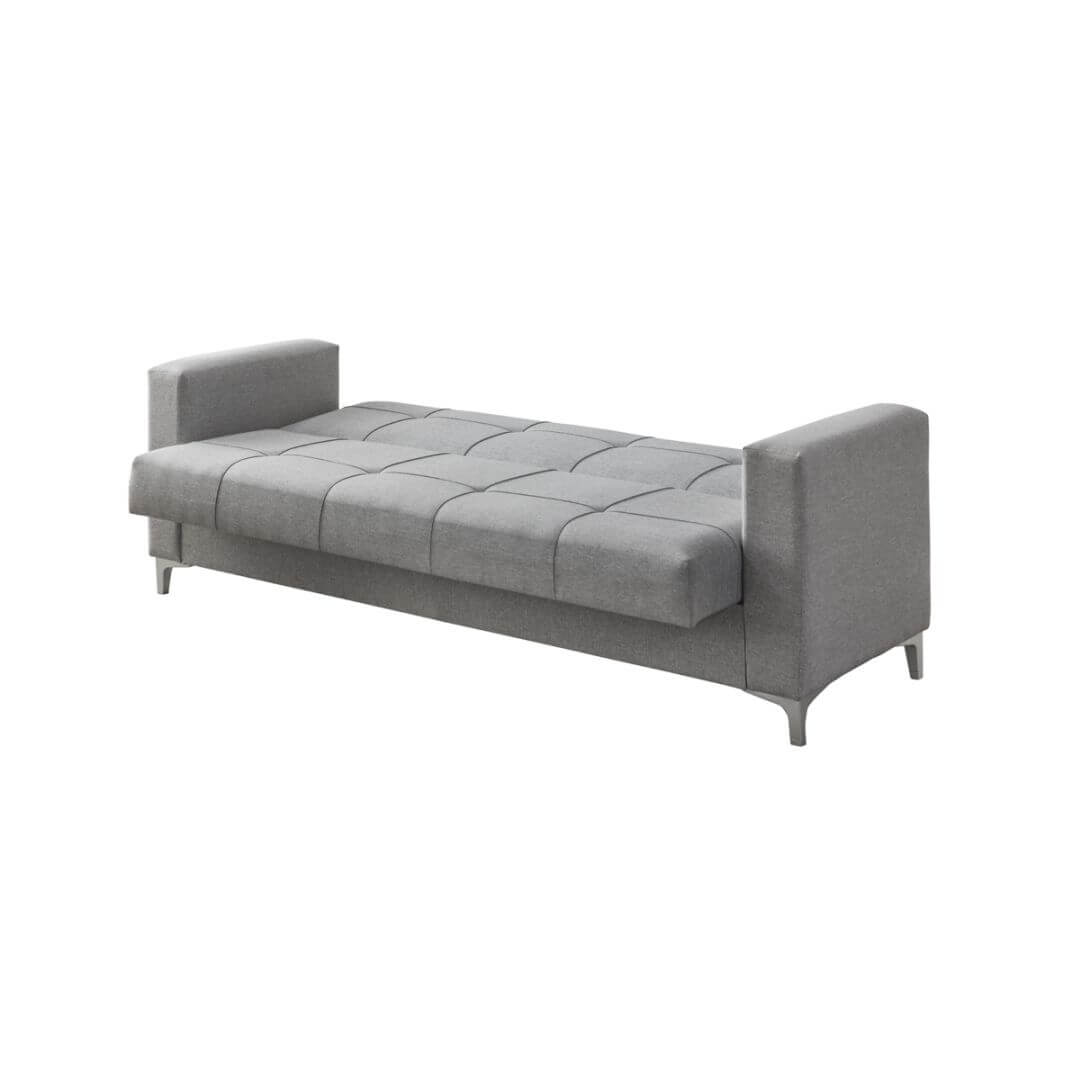 Modern 3-Seater Sofa Bed with Storage & Double Bed Function