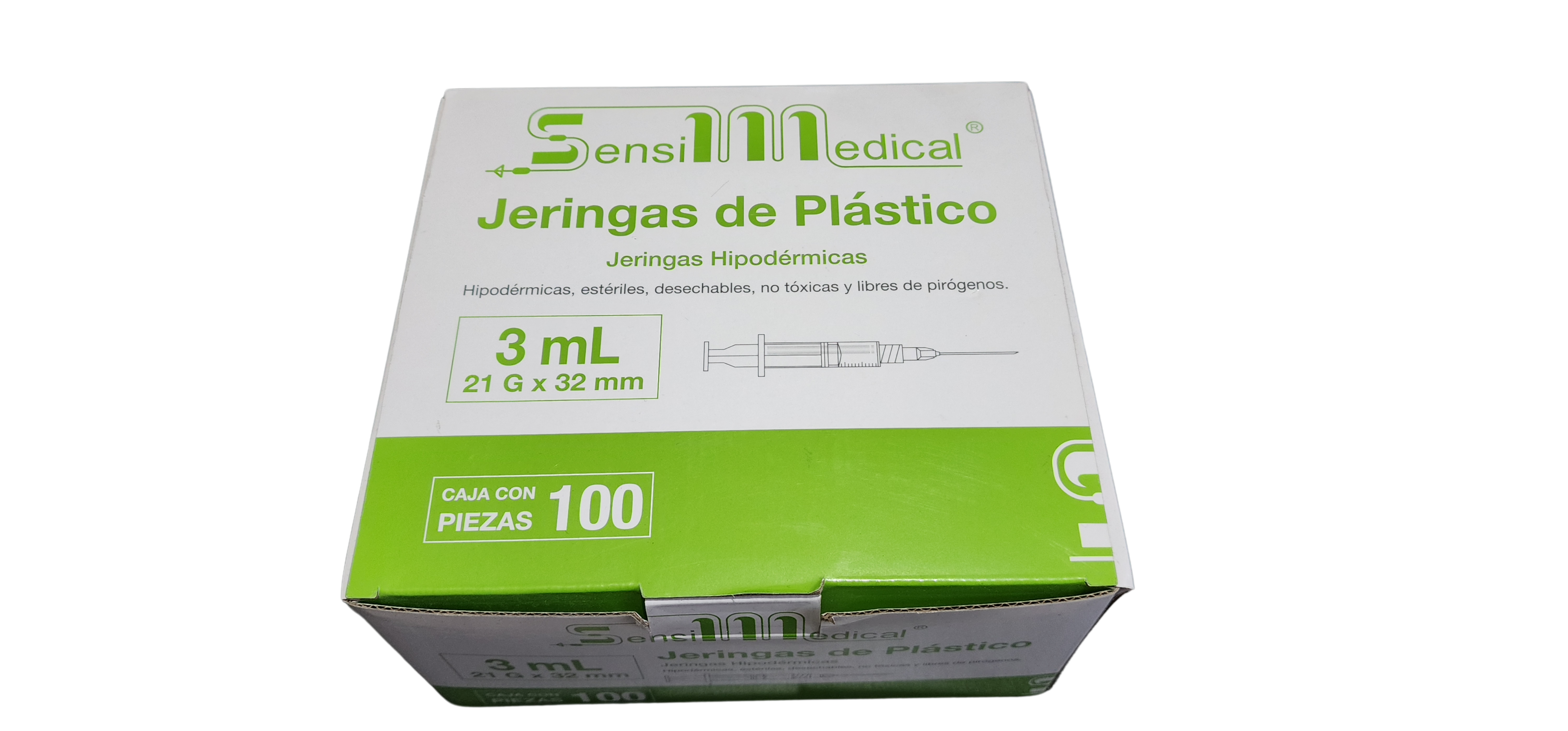 Jeringas Hipodermicas 3ML 21G x 32mm