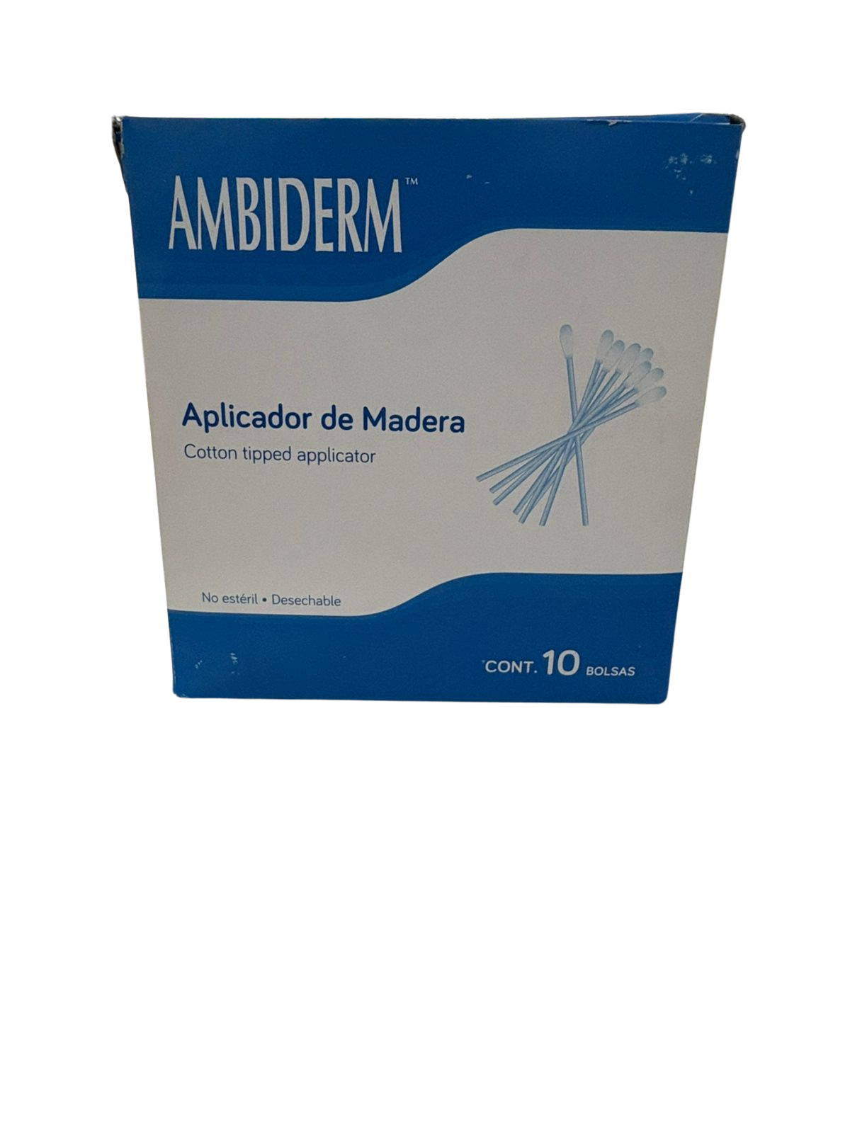  APLICADOR DE MADERA C/1 P/ALGODON C/1000 PZAS