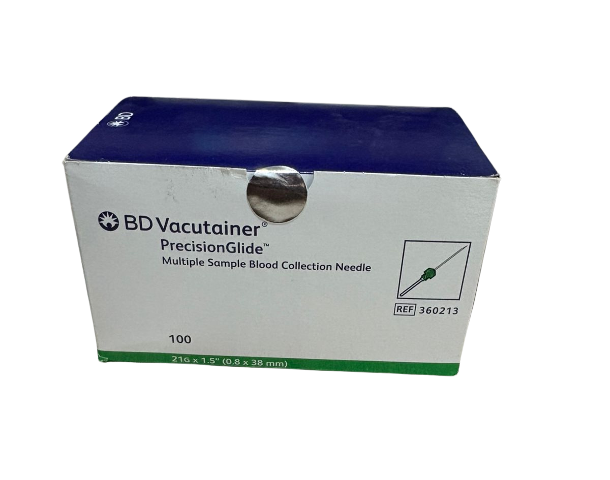 AGUJA TOMA MULTIPLE VERDE 21GX38MM C/100 BD VACUTAINER