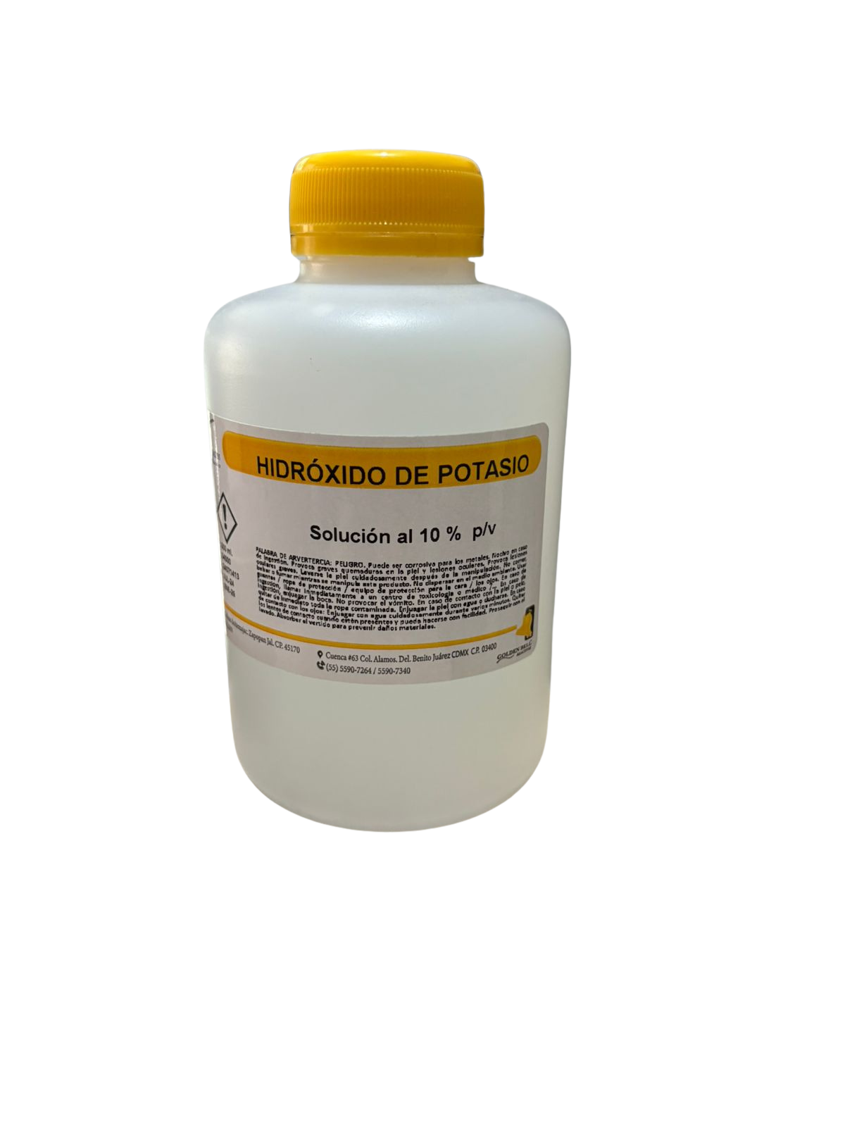 HIDROXIDO DE POTASIO AL 10% 500 ML