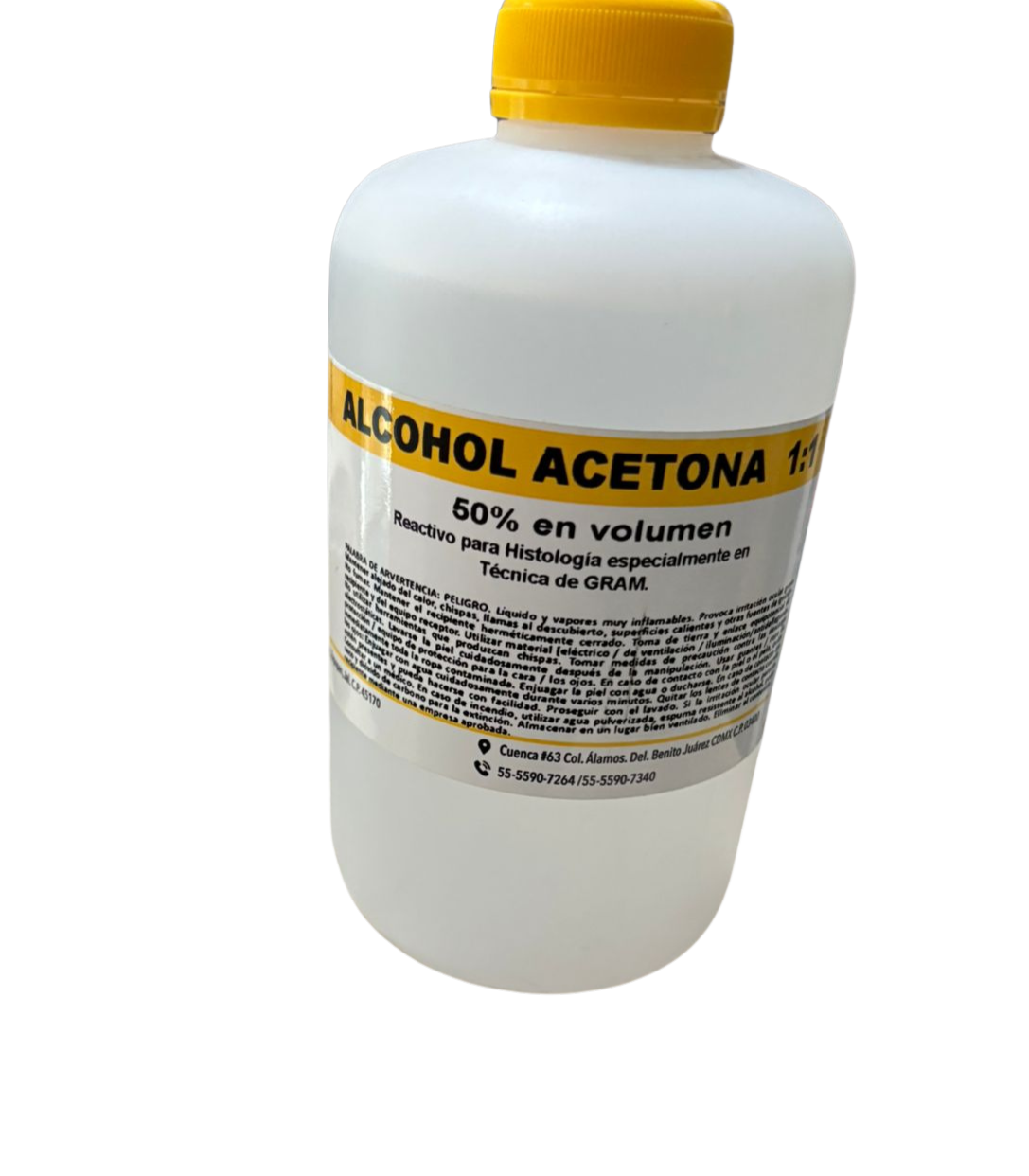 ALCOHOL ACETONA 1 LTO.