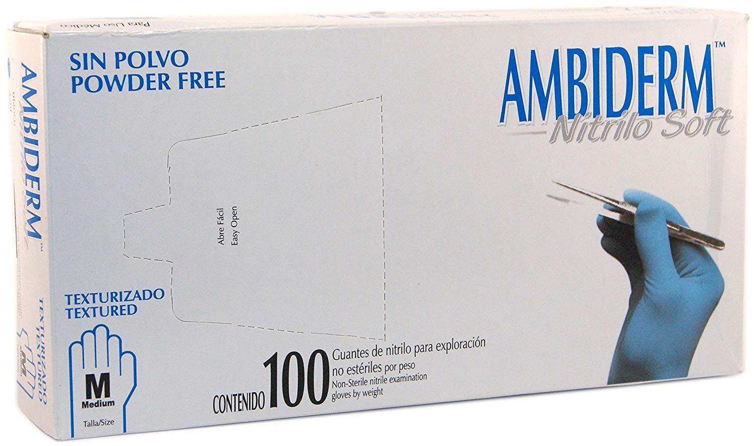 GUANTE DE NITRILO SOFT TALLA M MCA AMBIDERM