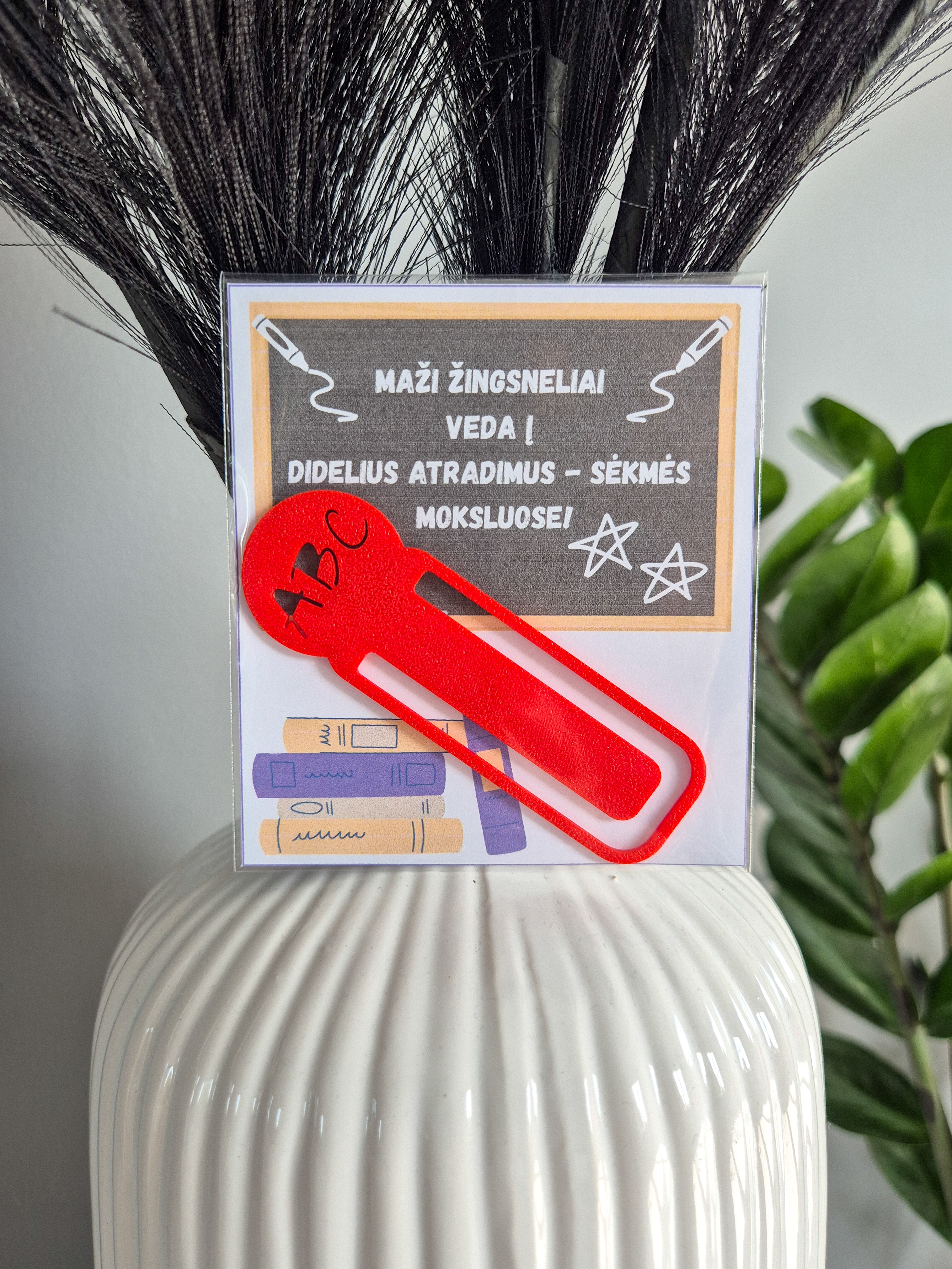 Knygos skirtukas „Maži žingsneliai“