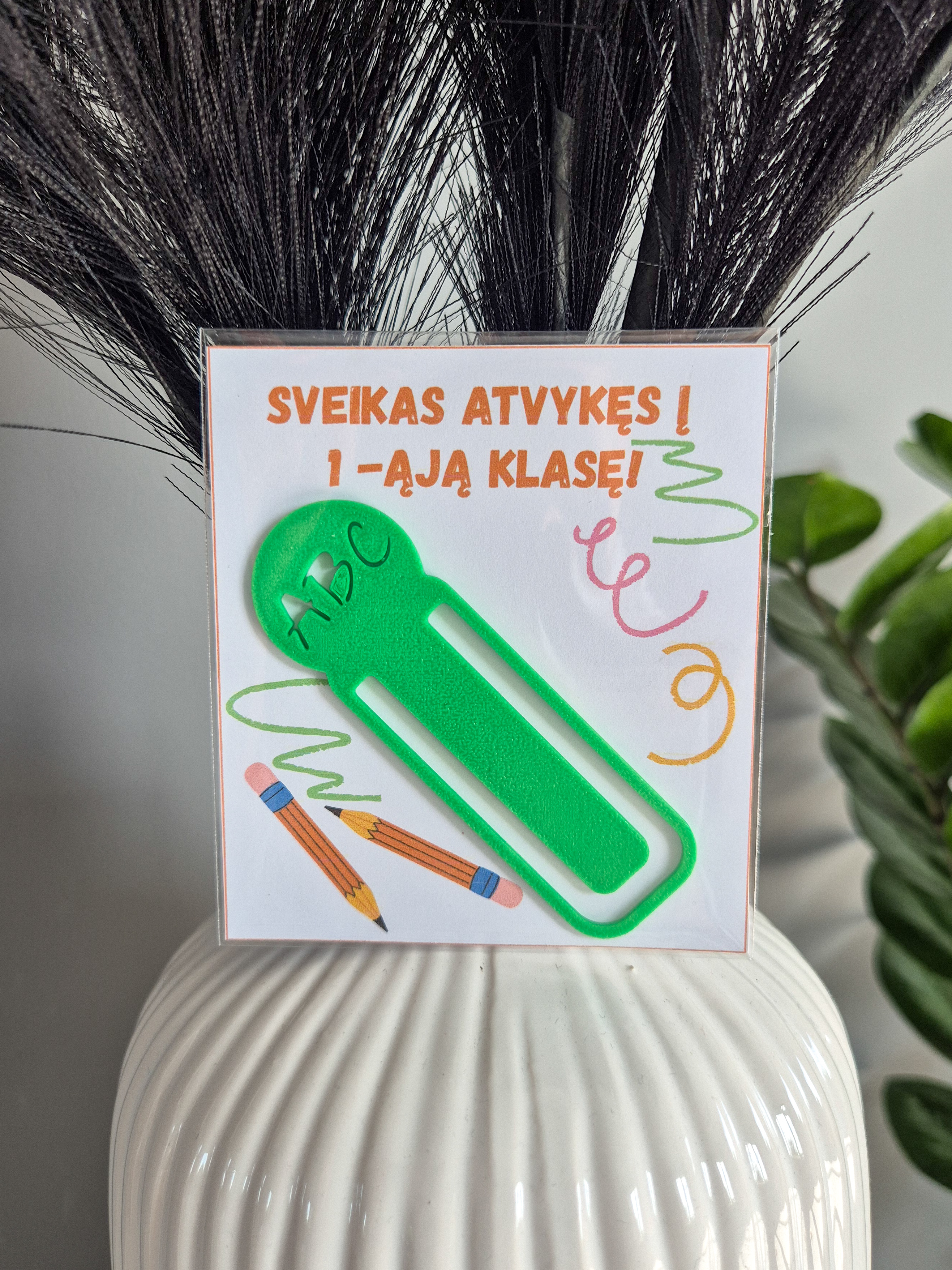 Knygos skirtukas „Sveikas atvykęs“
