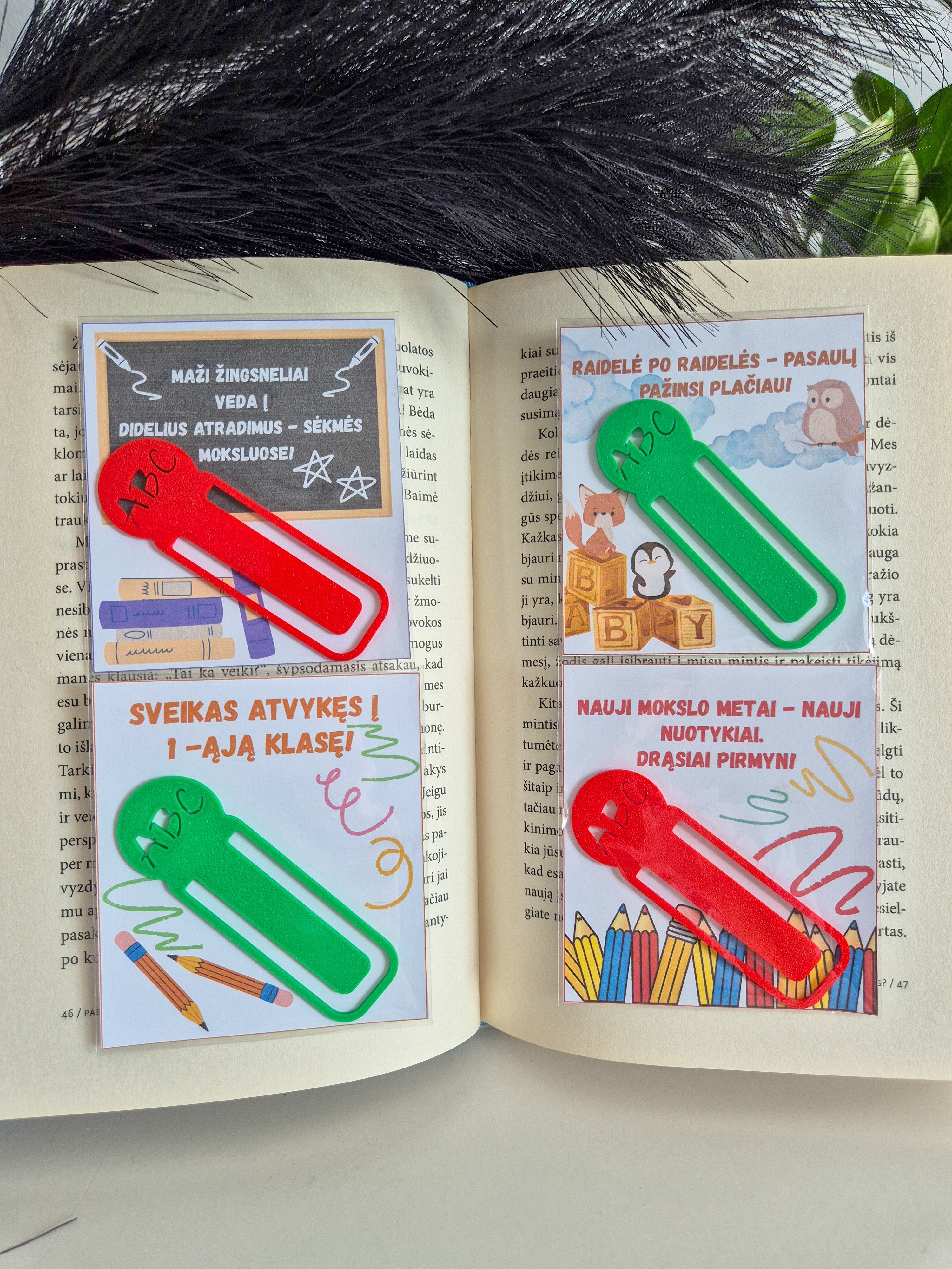 Knygos skirtukas „Sveikas atvykęs“