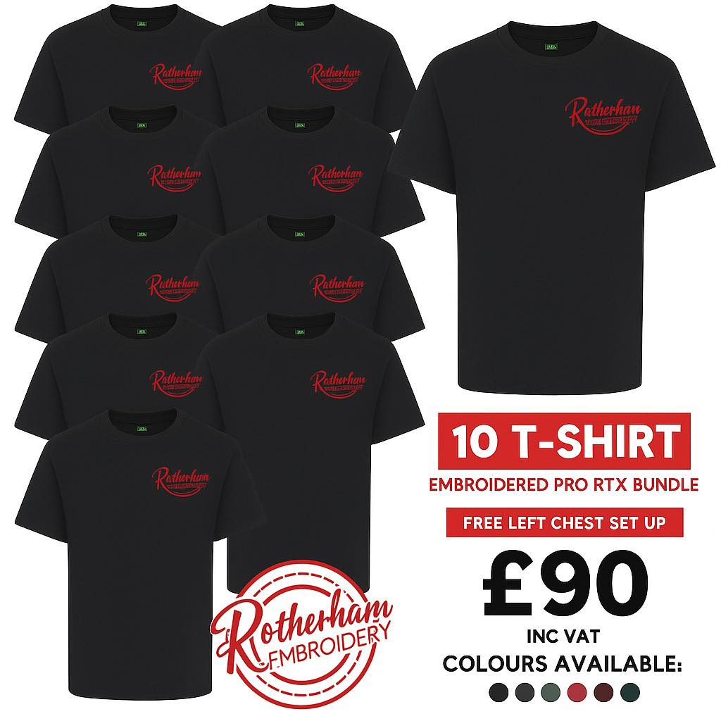 Embroidered T-Shirt Bundle