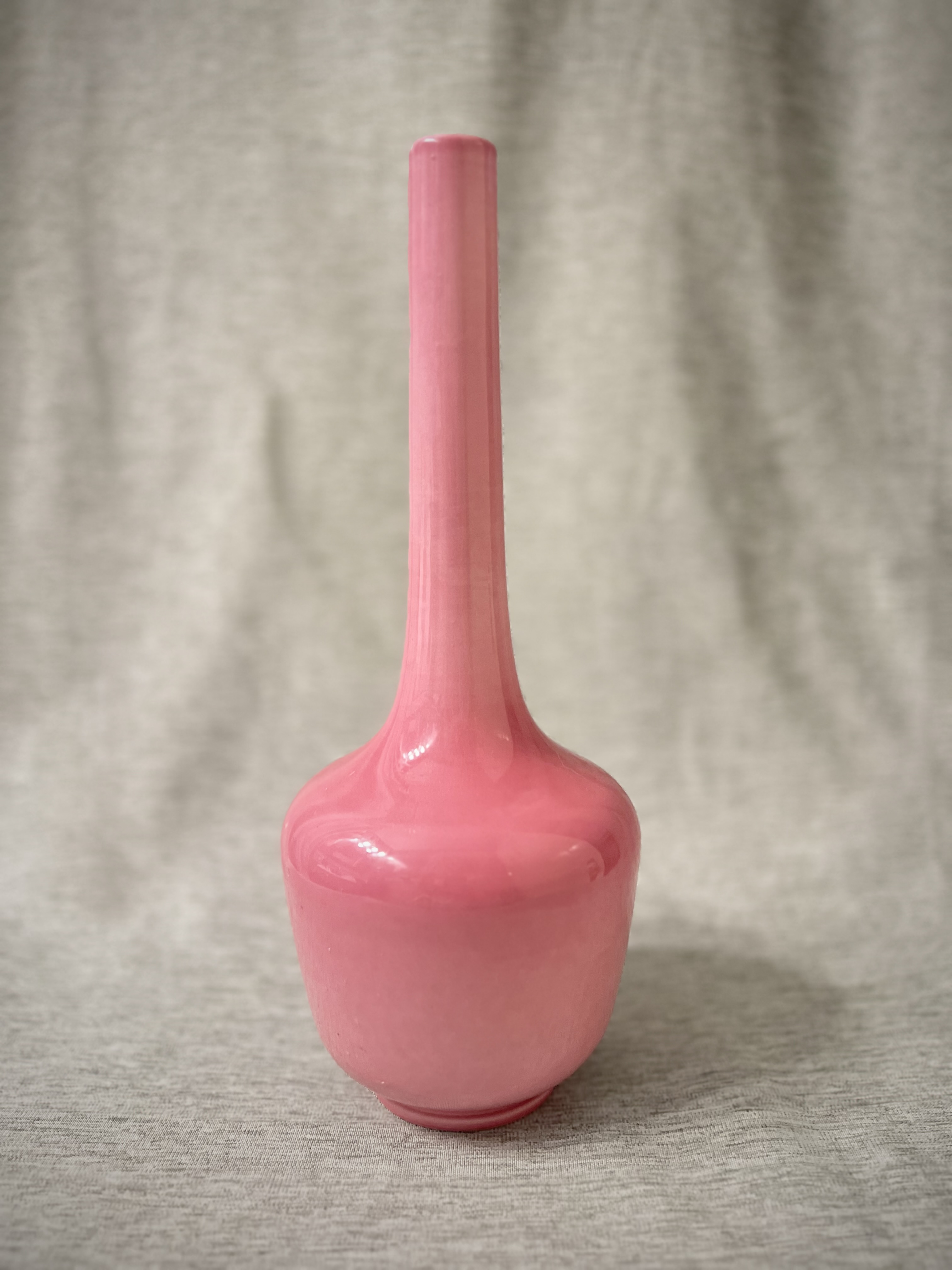 1a & 1b • Wingard Italian Tall-Neck Ceramic Vases