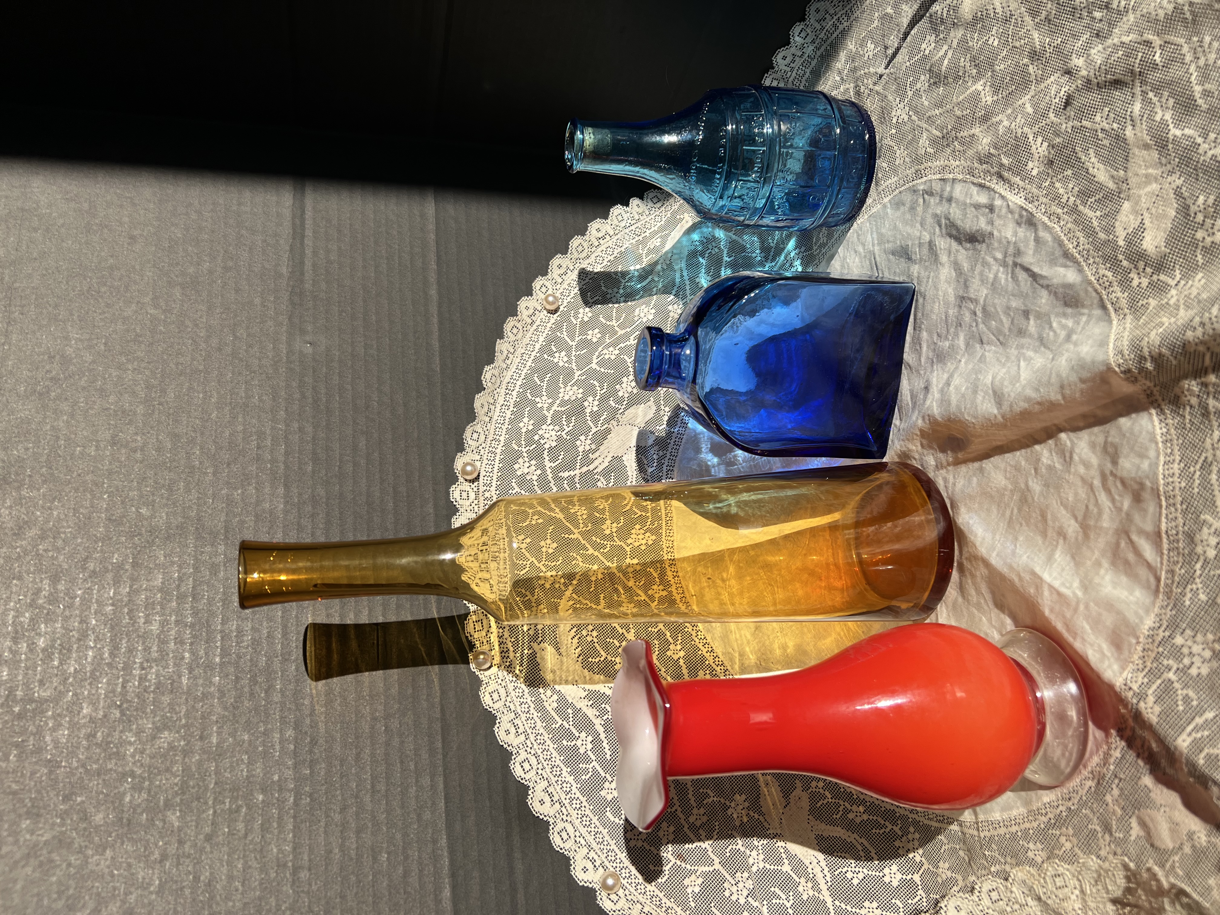 15 • Blenko Amber Bottle Vase