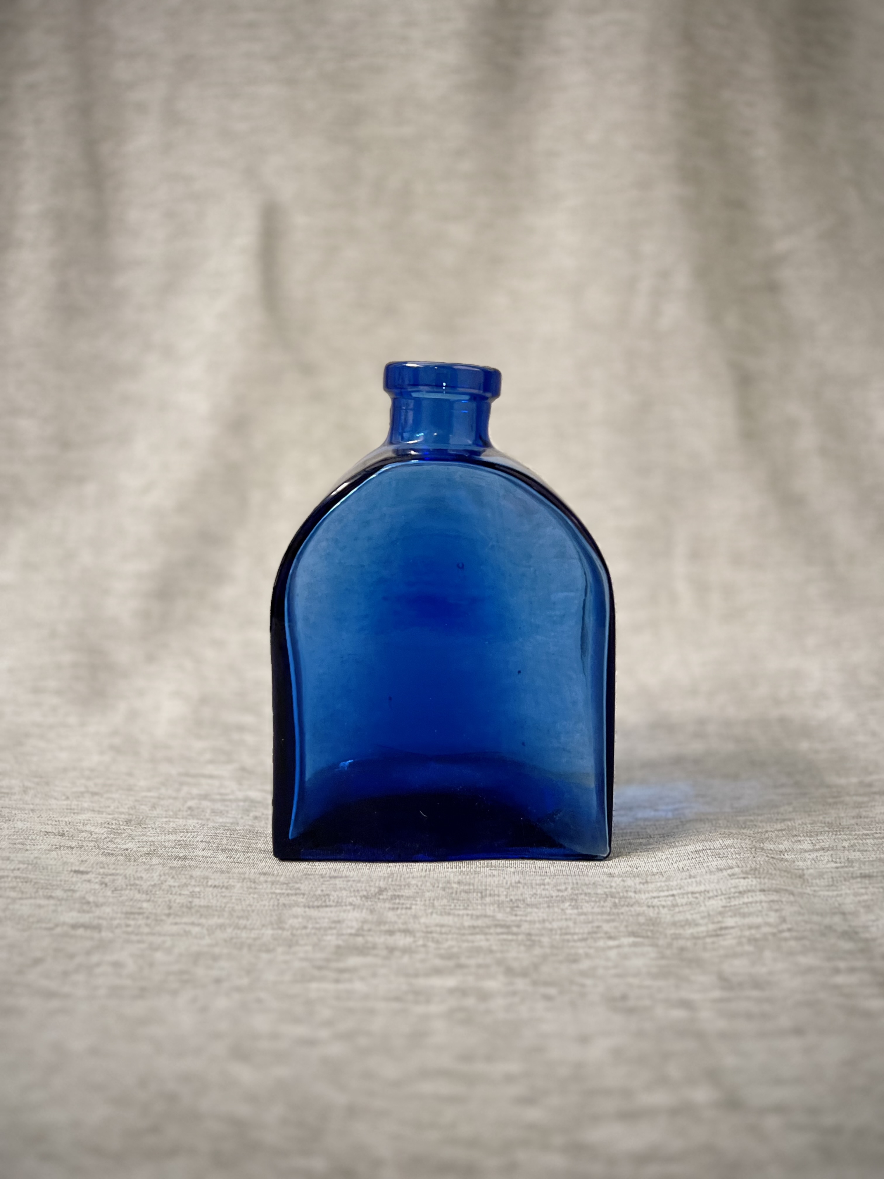 29 • Squat Li’l Empoli-Style Cobalt Blue Decanter Bottle