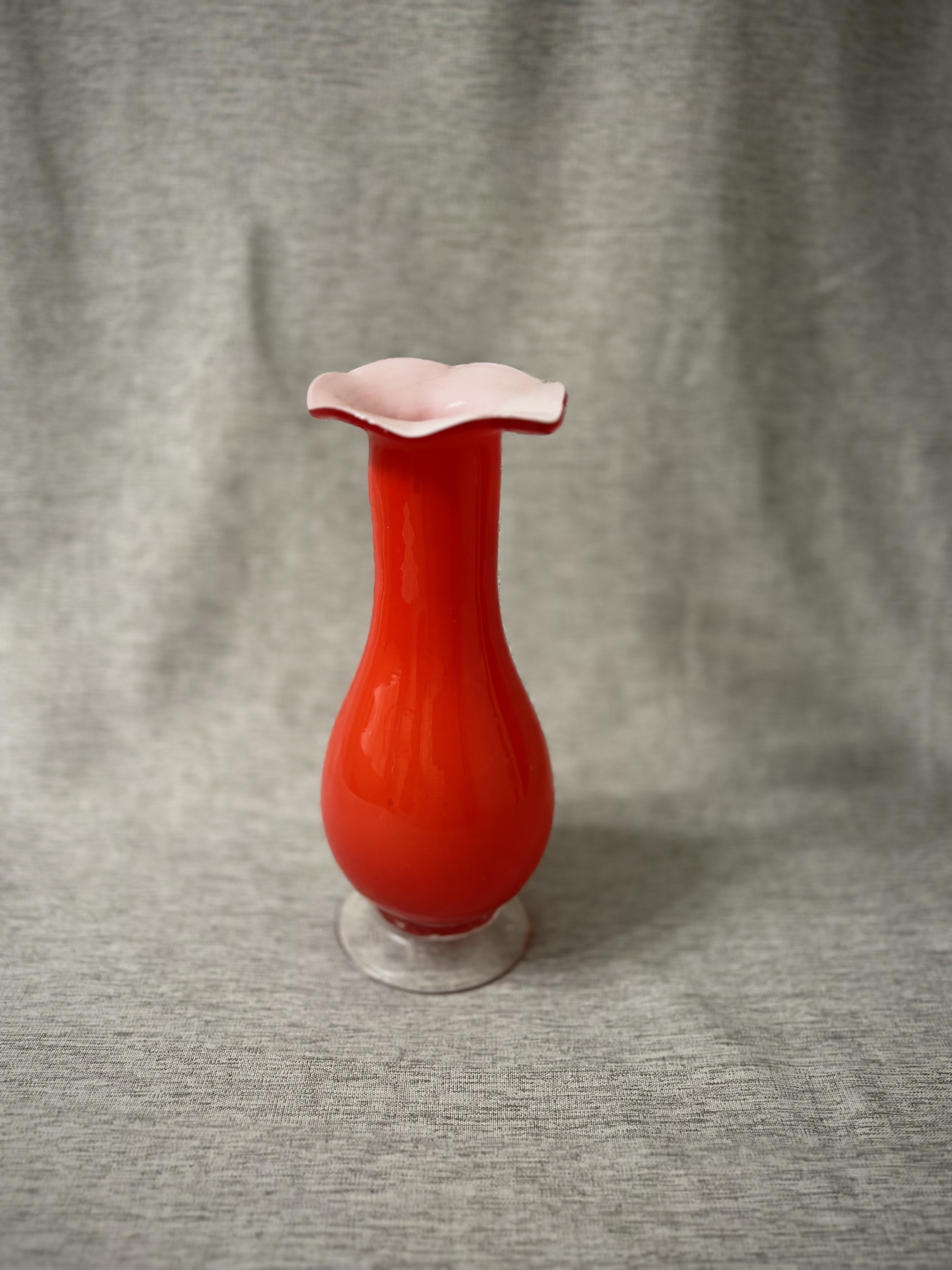 9 • Candy Apple Red Murano Vase