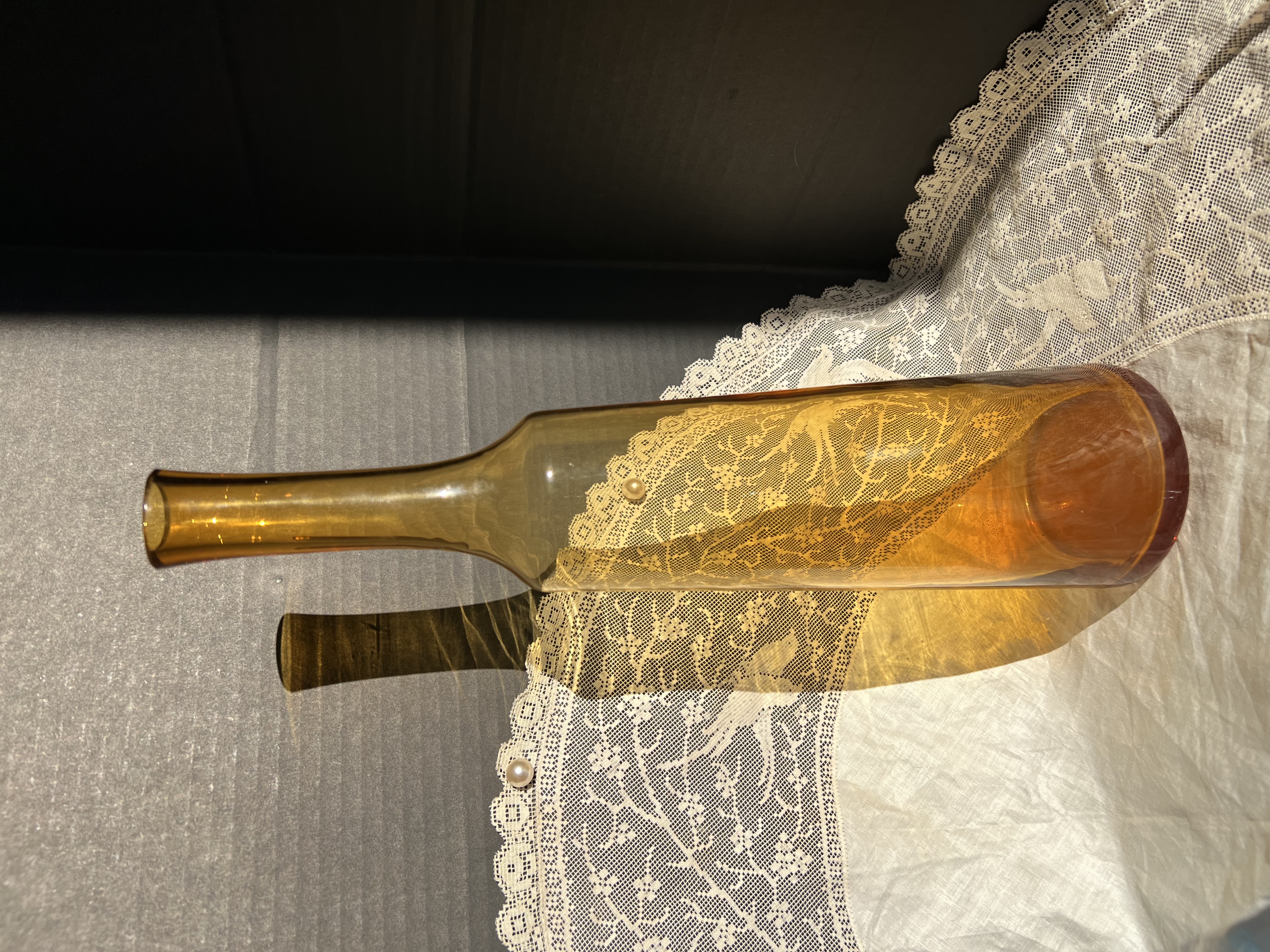 15 • Blenko Amber Bottle Vase