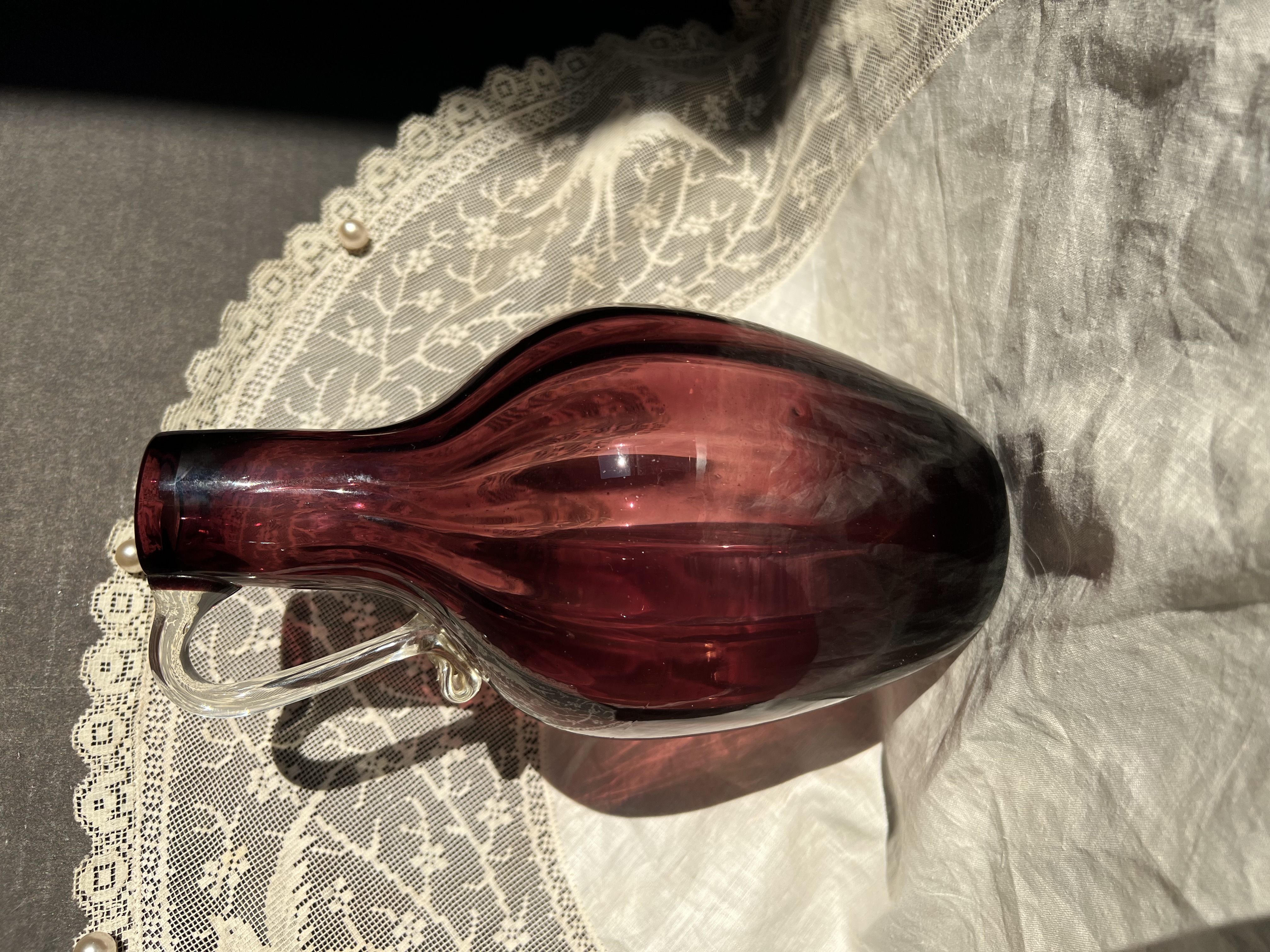 26 • Murano Amethyst Jug Vase