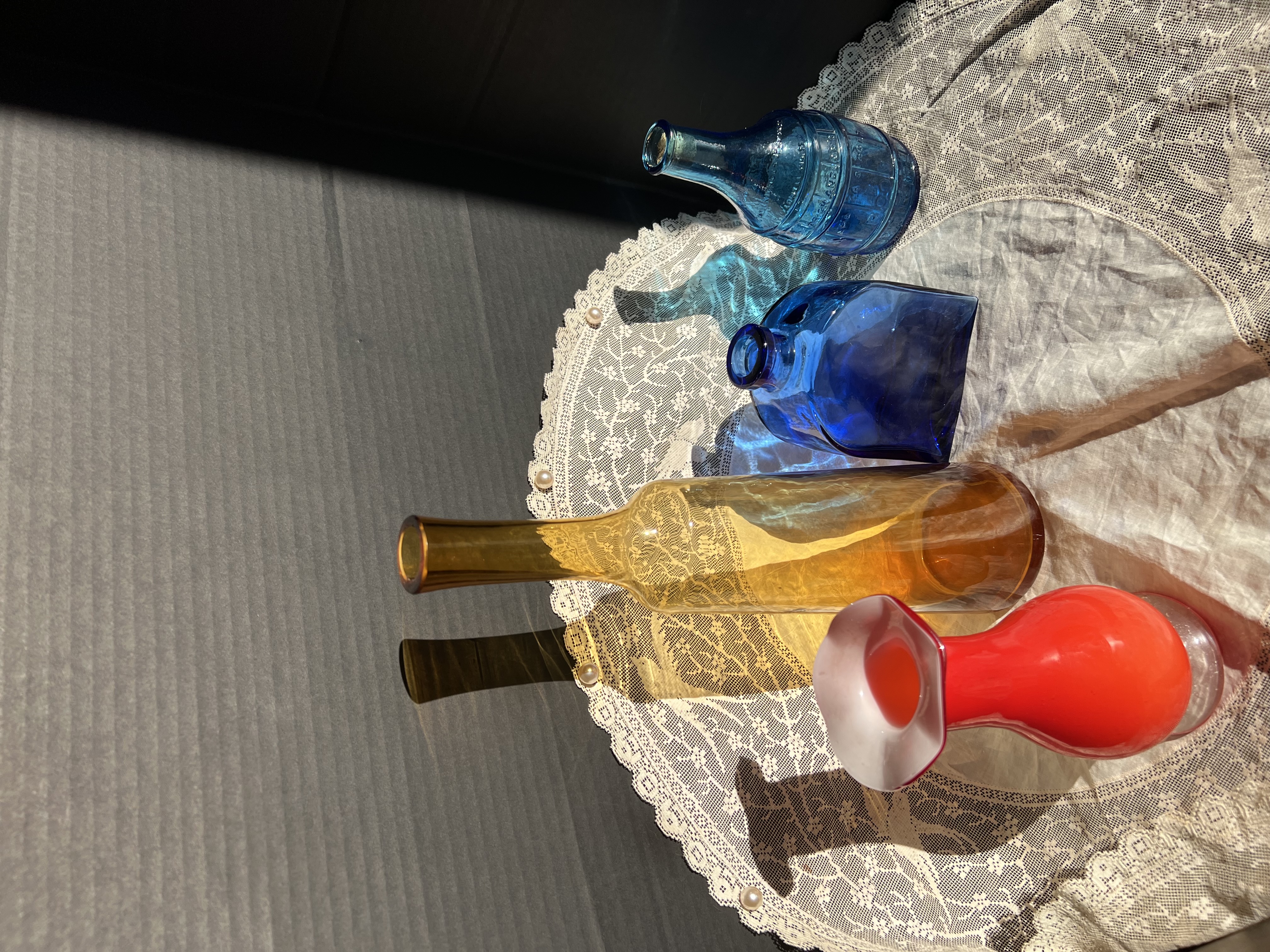 15 • Blenko Amber Bottle Vase