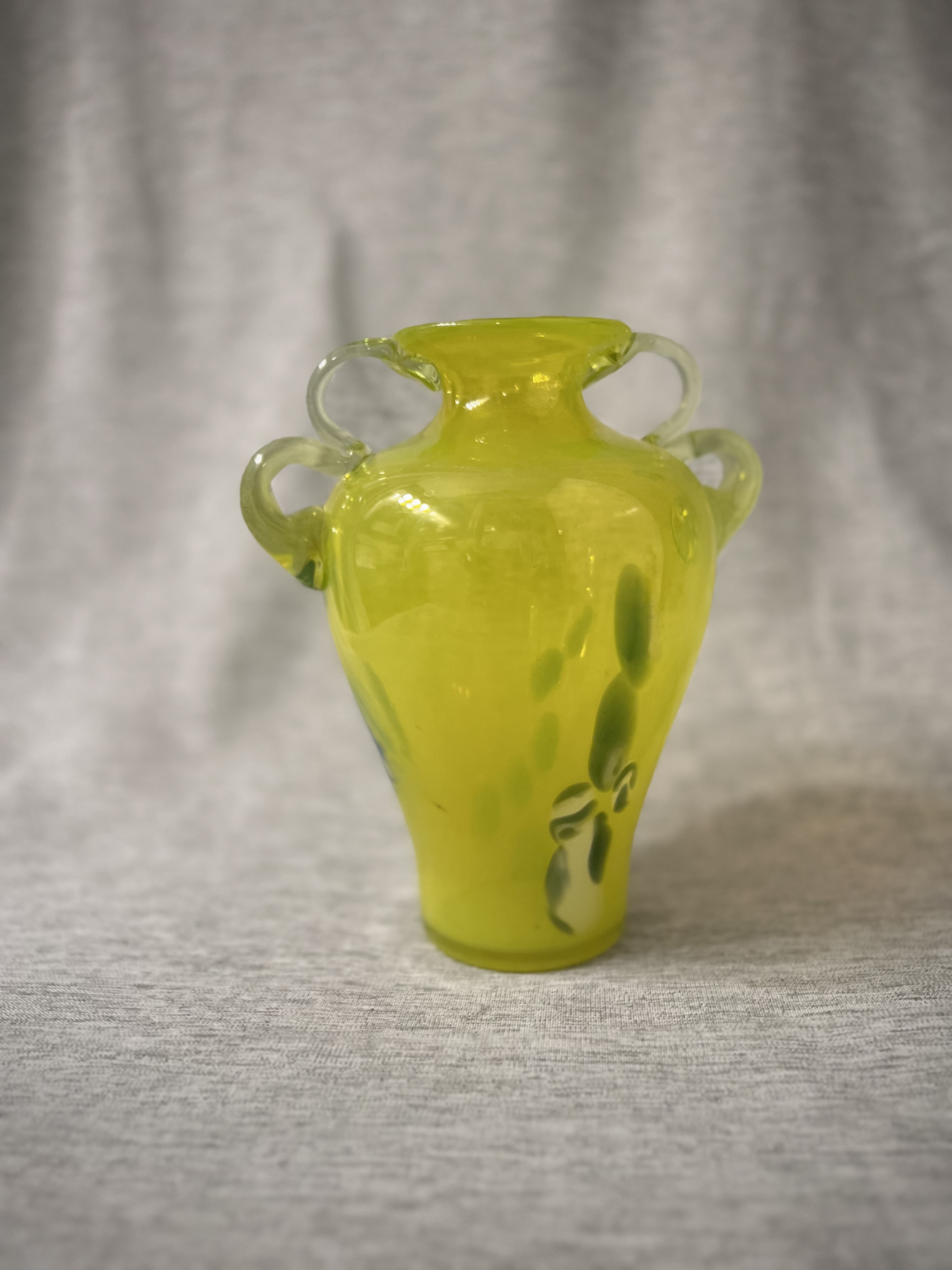 24 • Murano Neon Yellow Glass Vase
