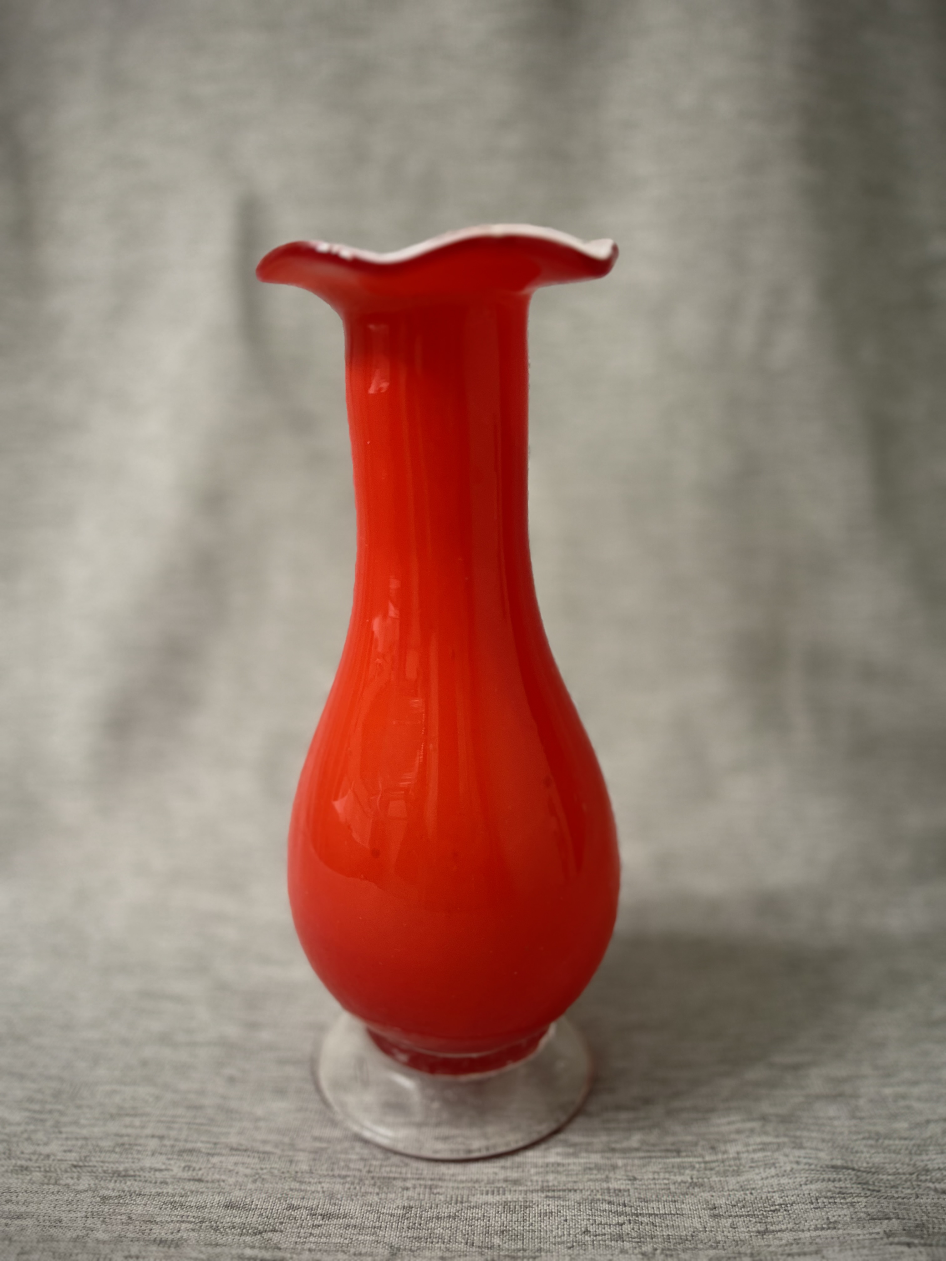 9 • Candy Apple Red Murano Vase