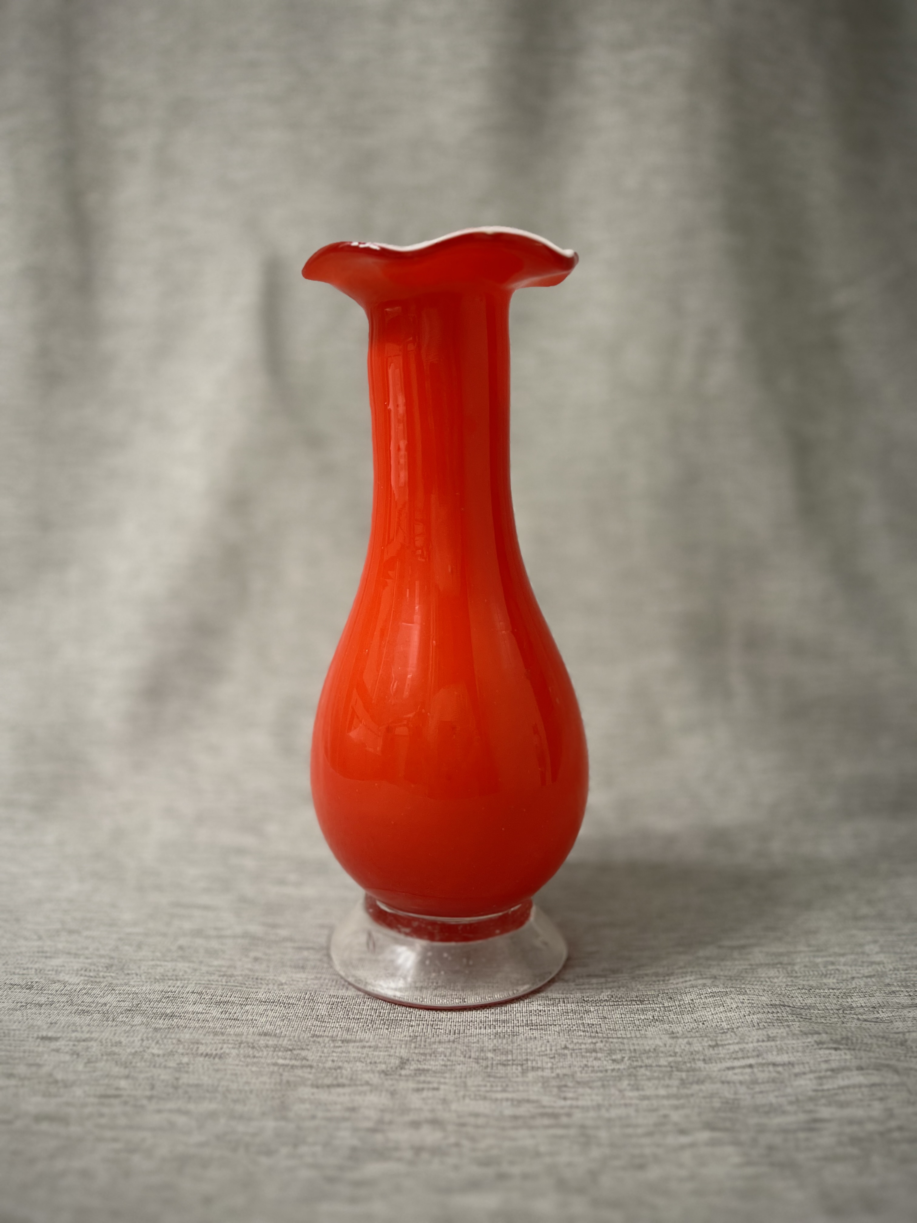 9 • Candy Apple Red Murano Vase