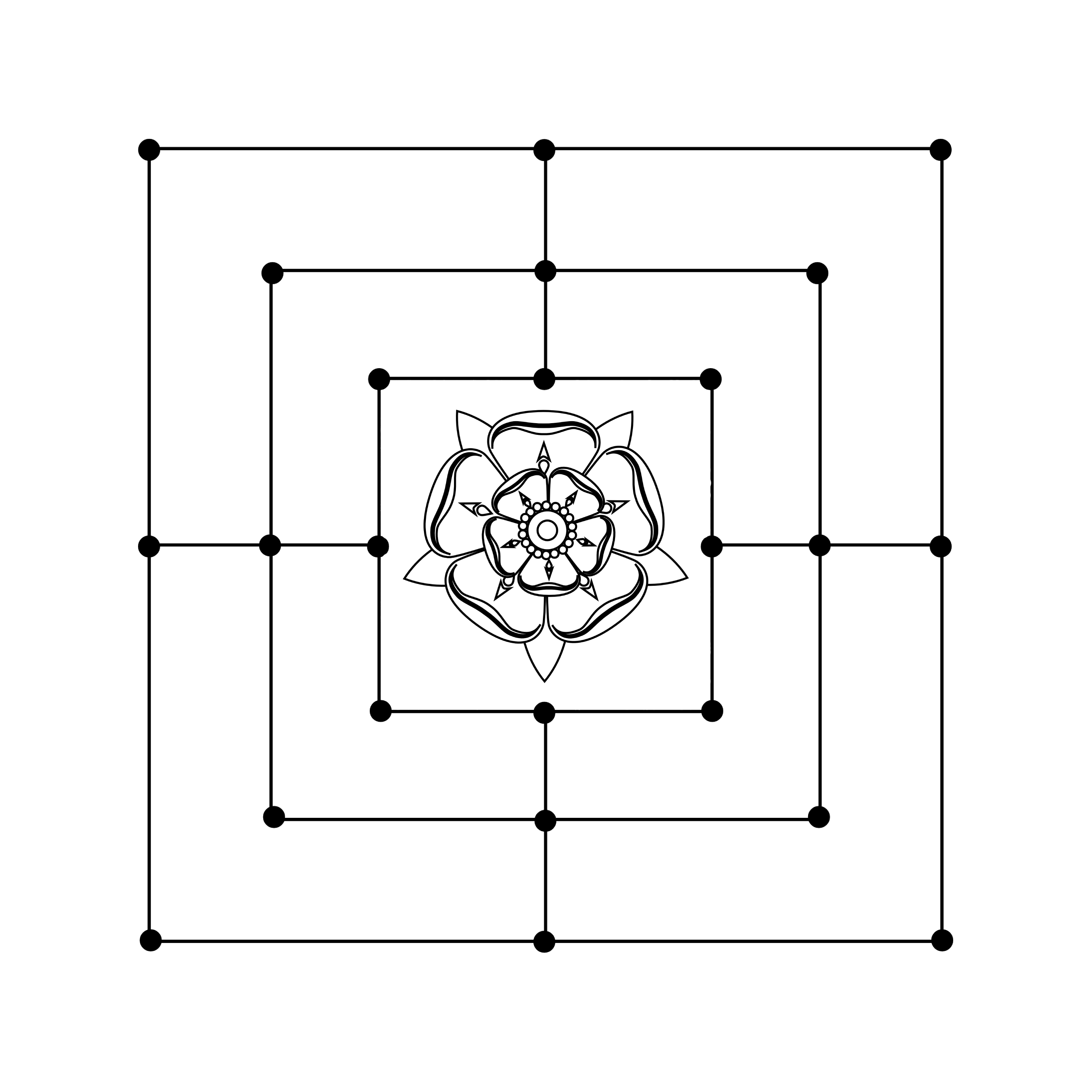 Nine Men’s Morris - Tudor Rose 2023