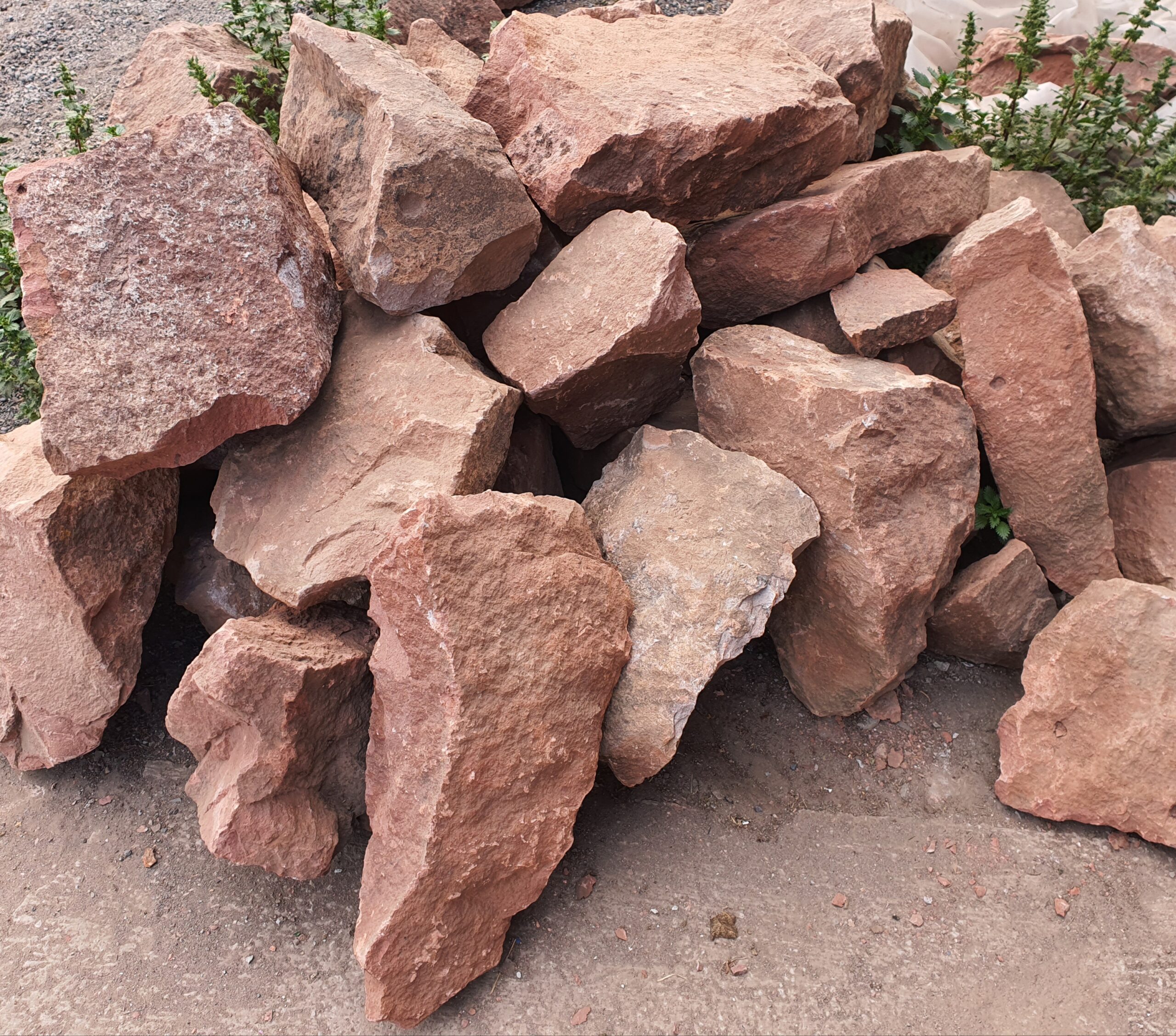 Piedras de color grandes formatos