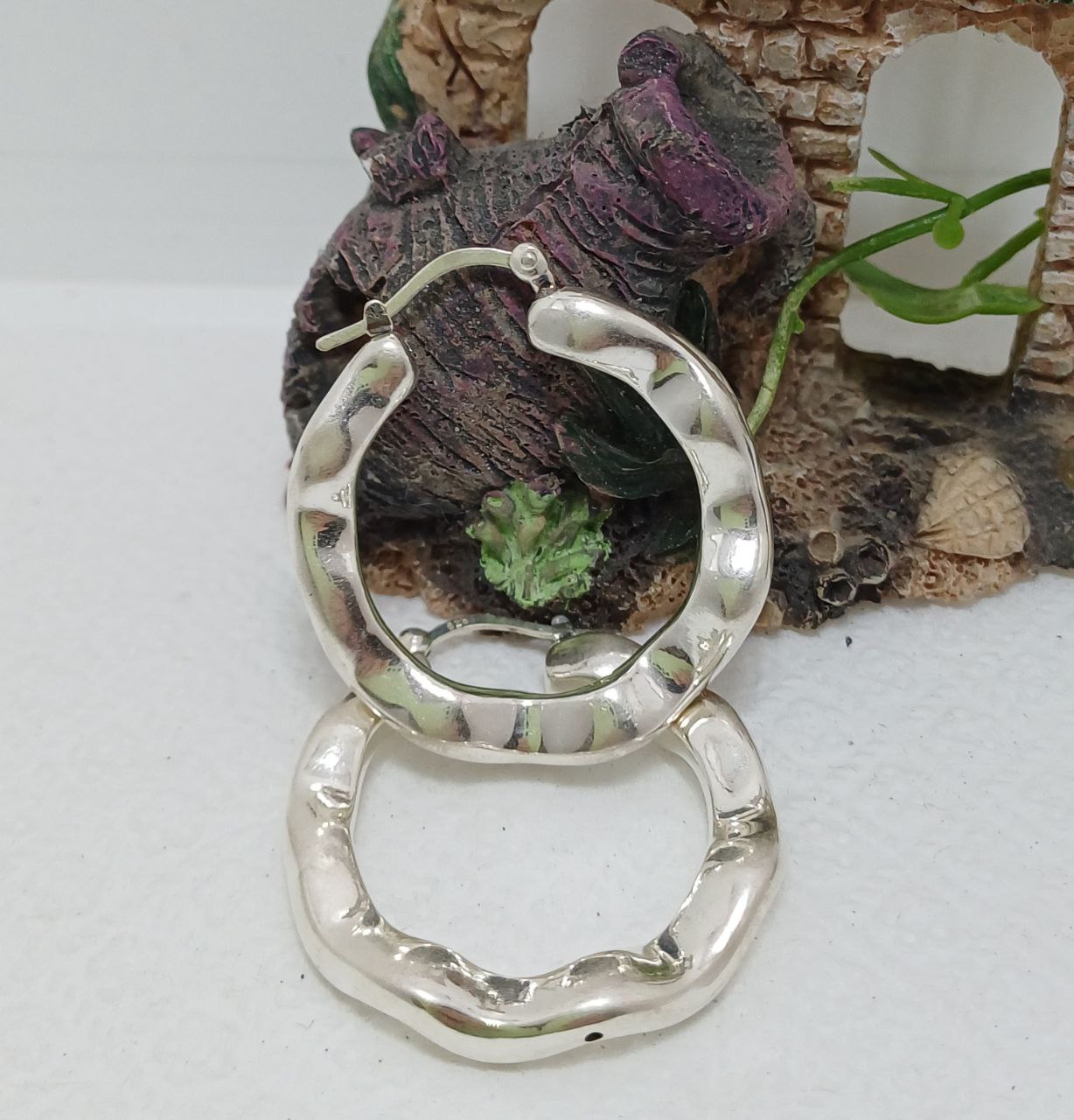 Pendientes de aro Plateados-plata 925