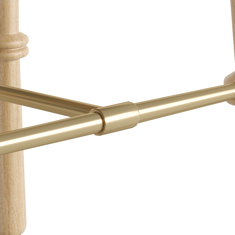 Peony White Oak Side Table