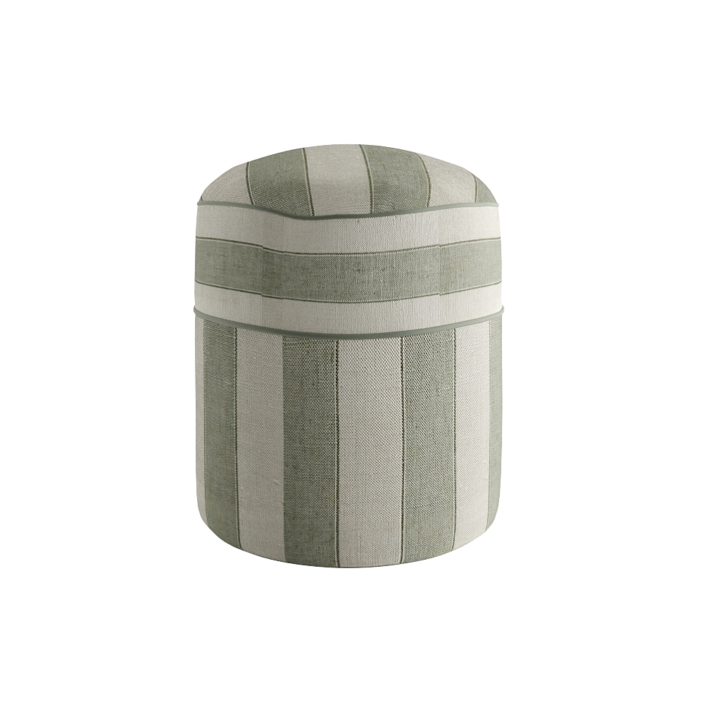 Haviland Striped Ottoman