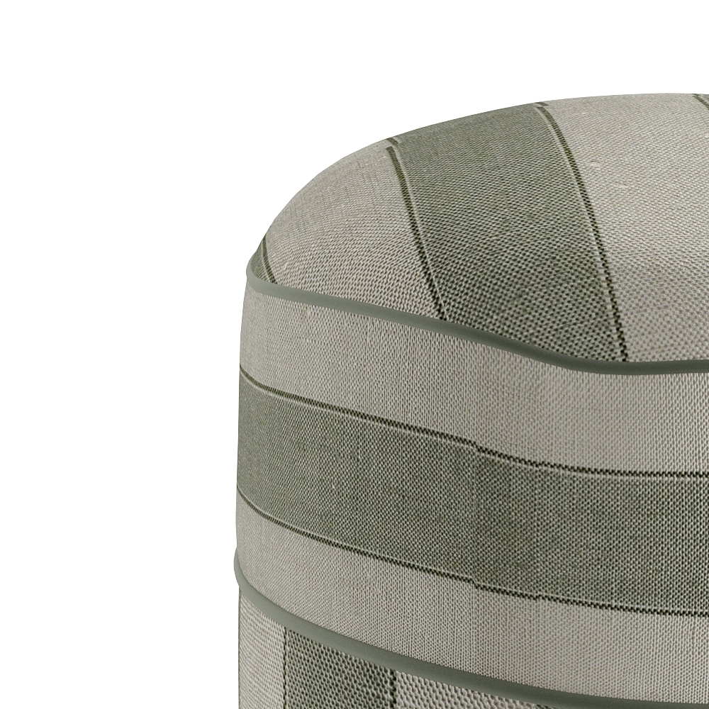 Haviland Striped Ottoman
