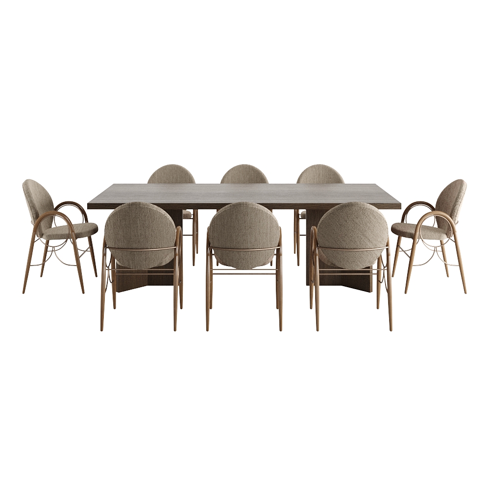 Dining Table Curved Pack