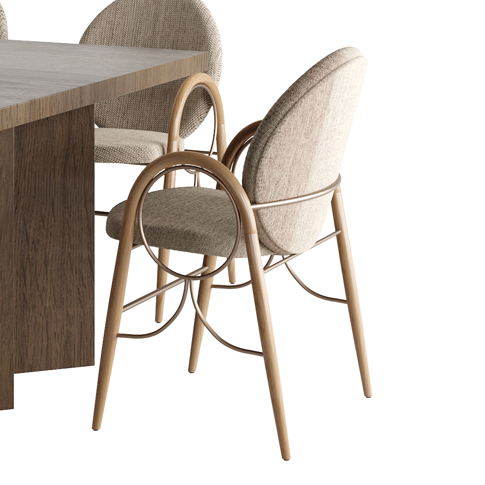 Dining Table Curved Pack