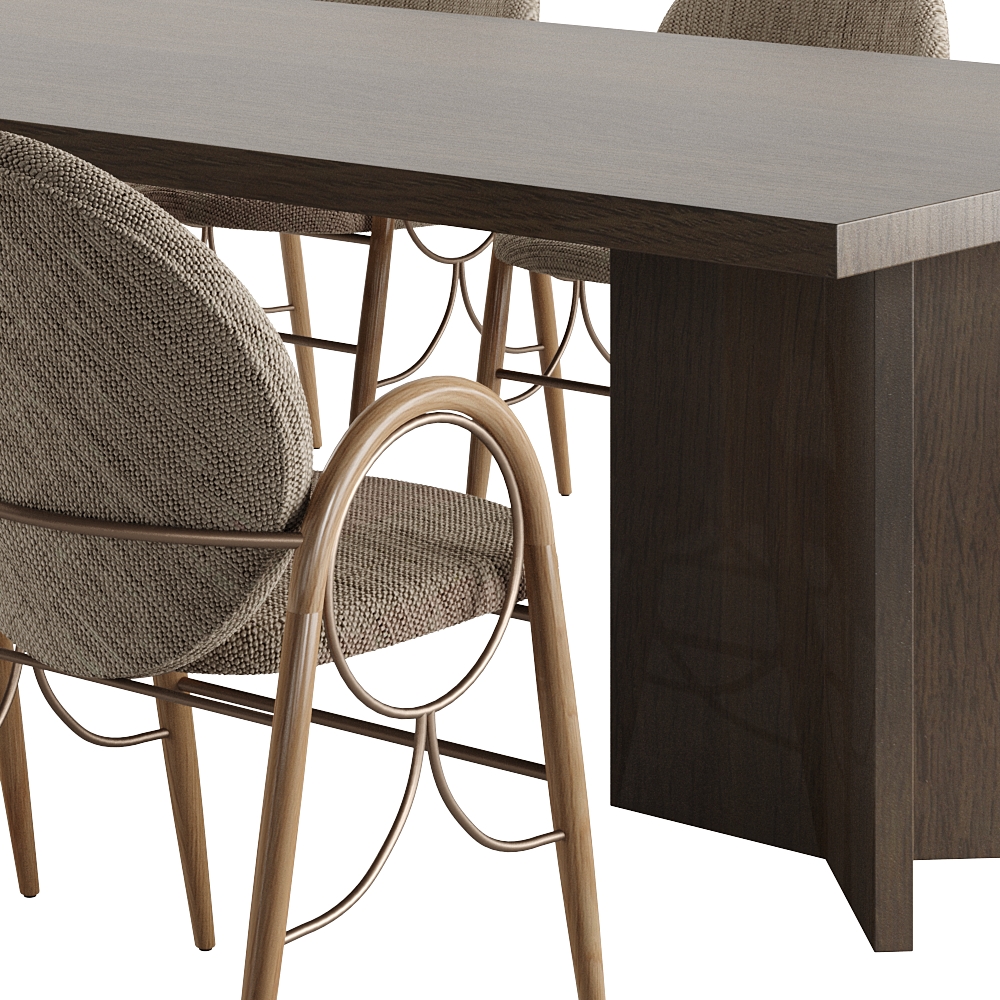 Dining Table Curved Pack