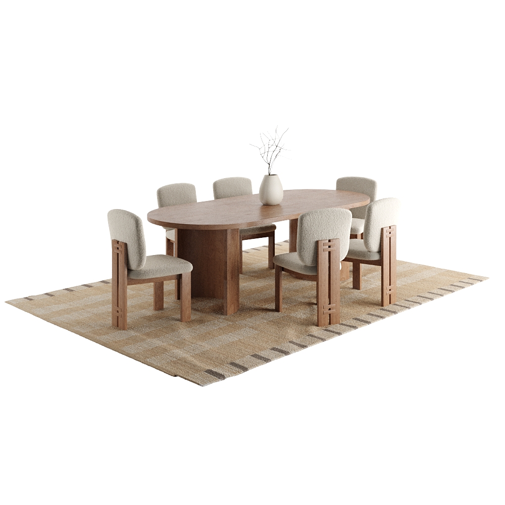 Gilda Oval Dining Table