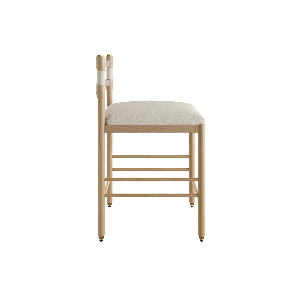 Palermo White Oak Stool