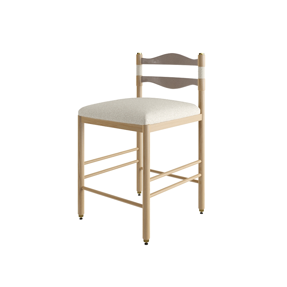 Palermo White Oak Stool