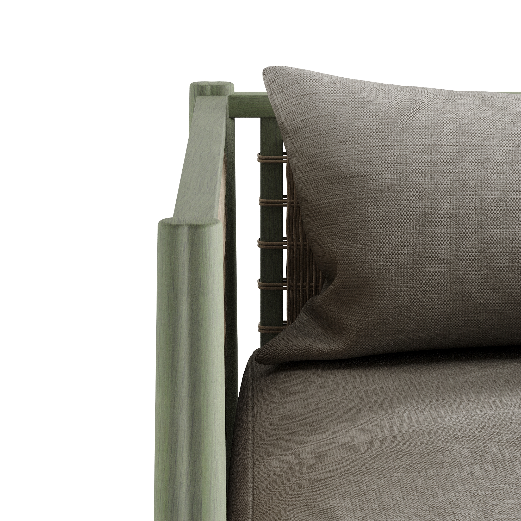 Calla Teak Green Chair