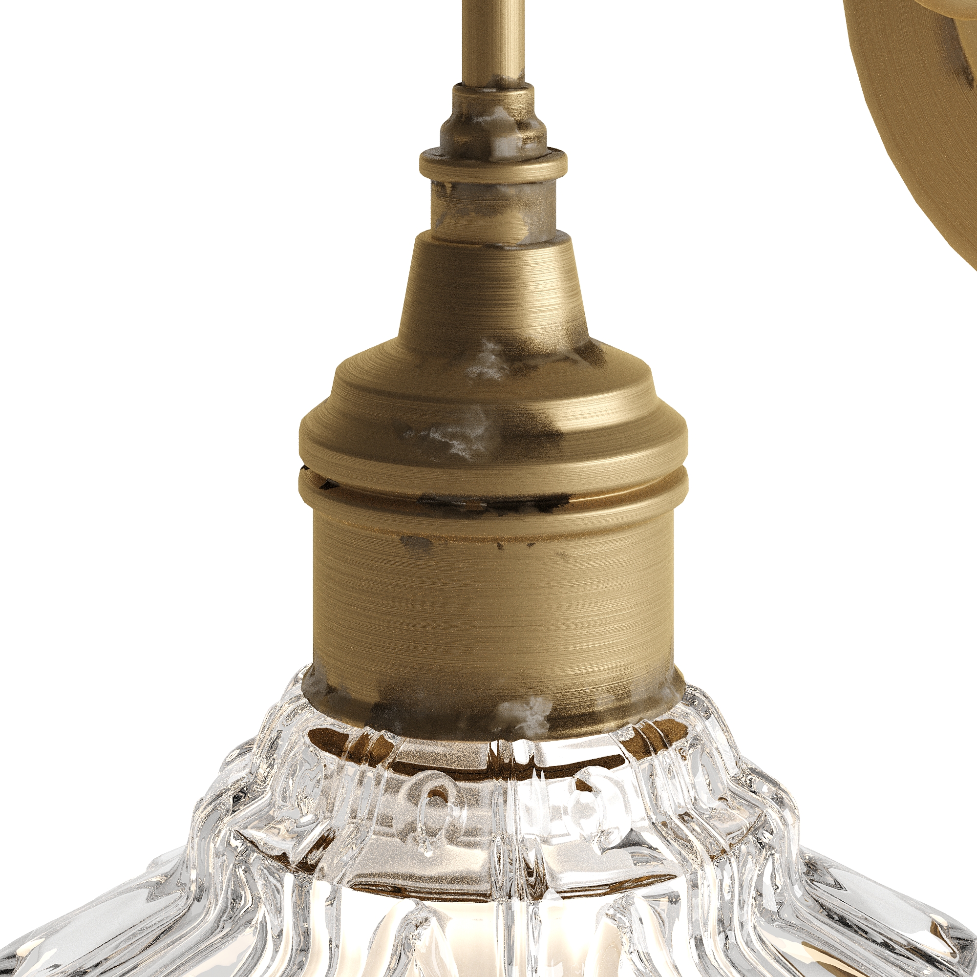 Vintage Floral Wall Light