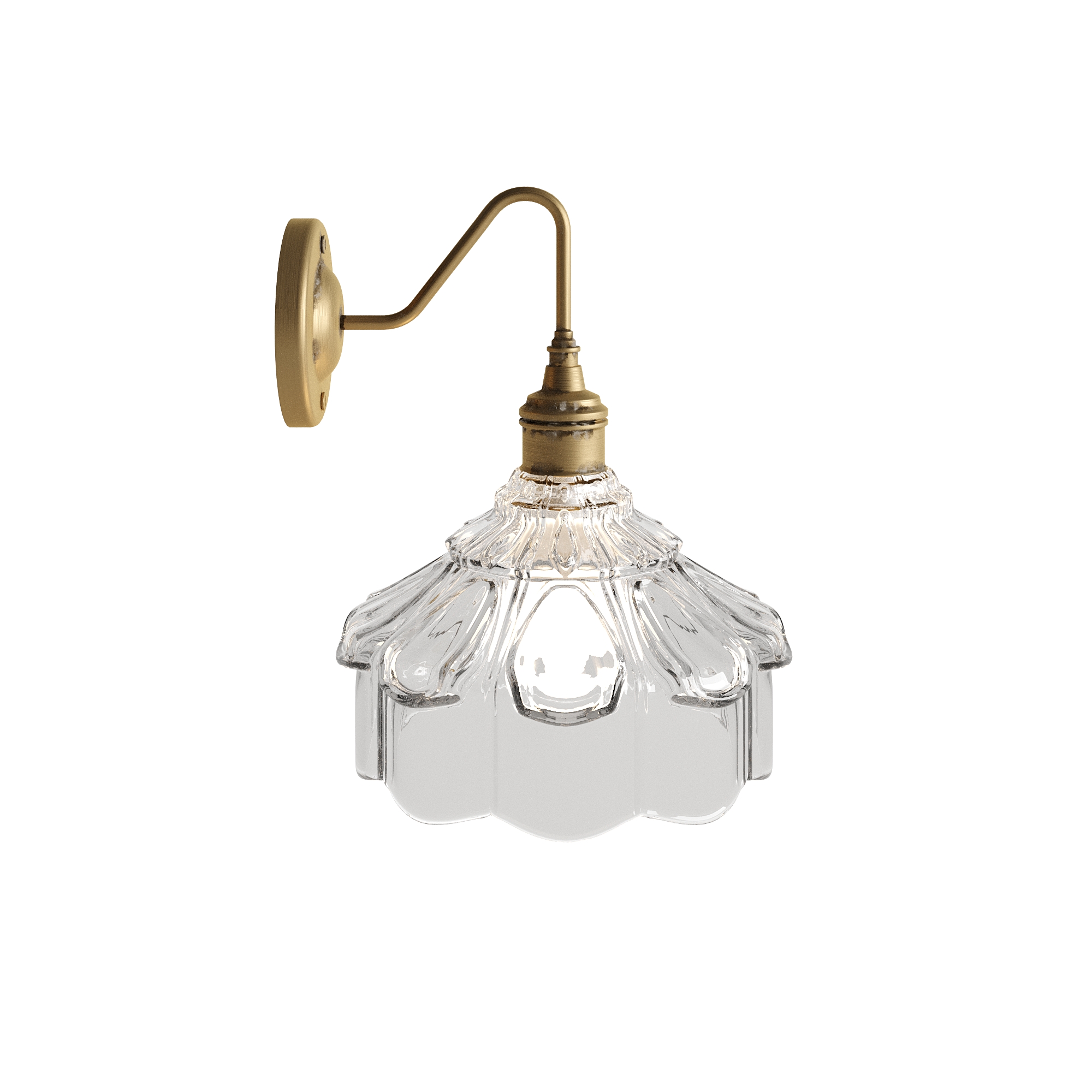 Vintage Floral Wall Light