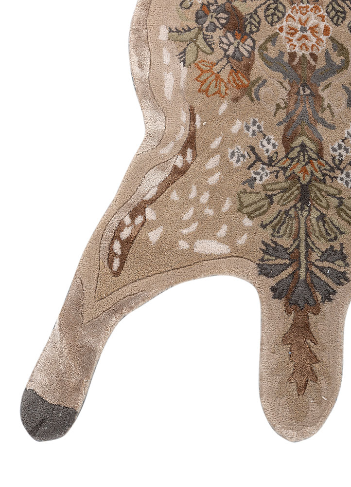 Decorative animal-shaped rug