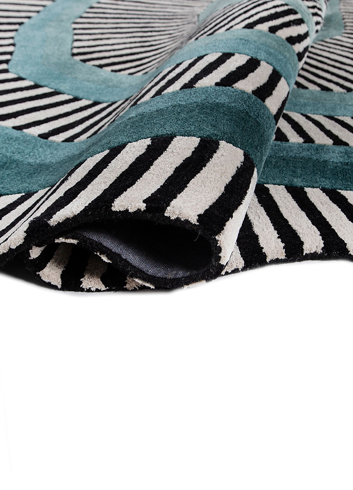 Modern Wave Pattern Rug