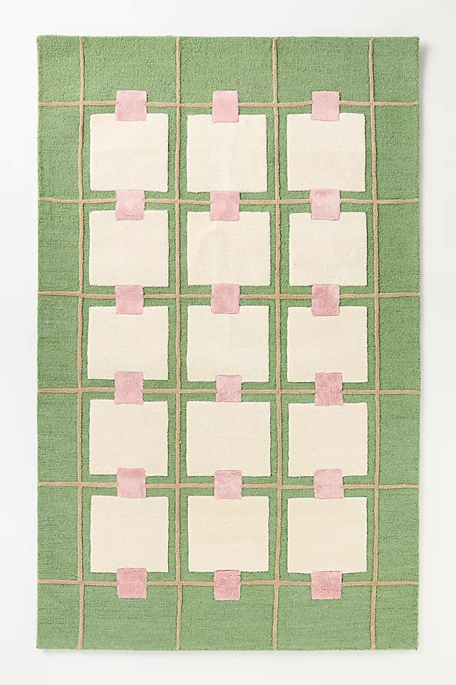 Geometric Patterned Bath Mat