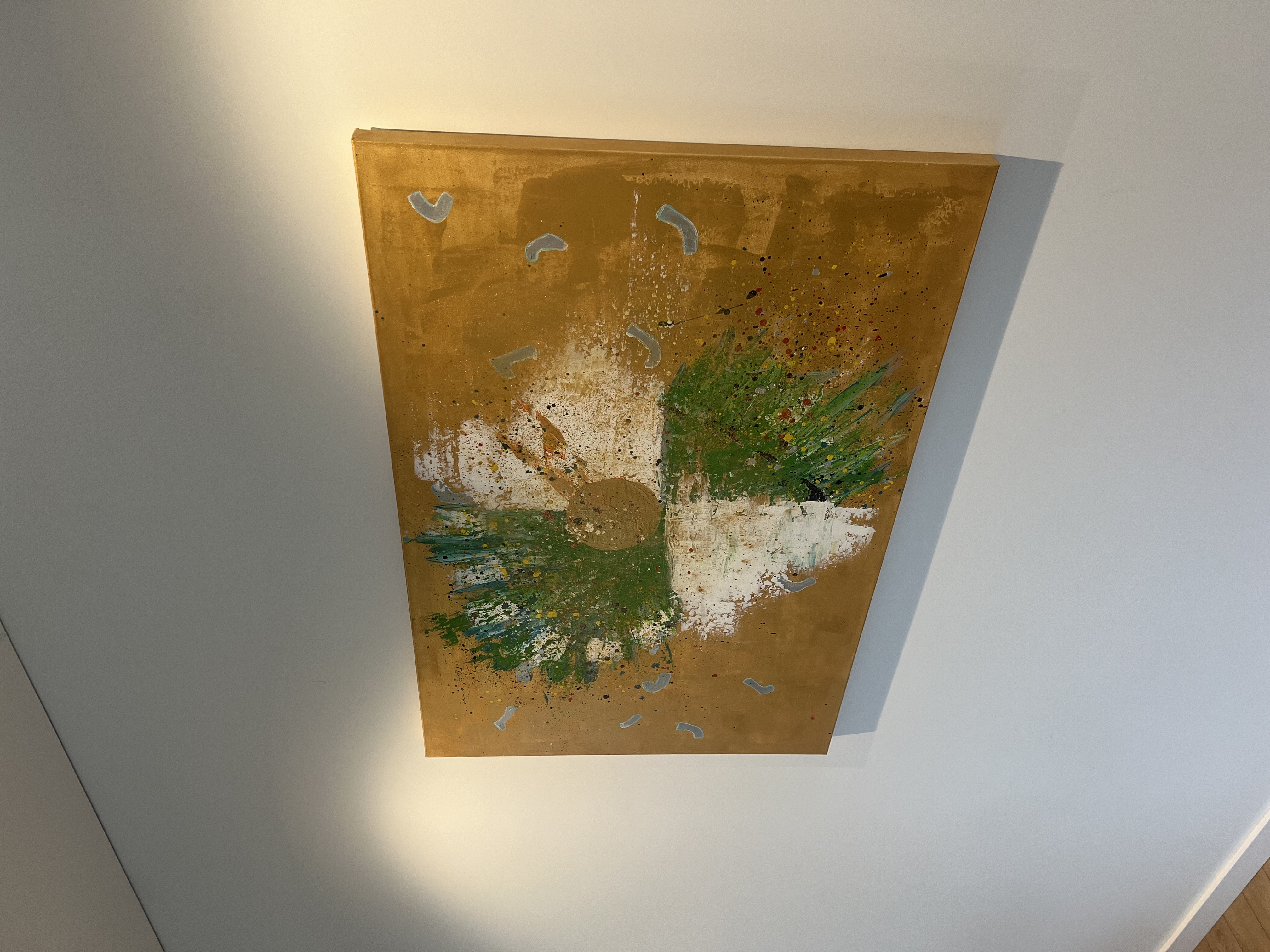 " Žalia Balta konfeti  "