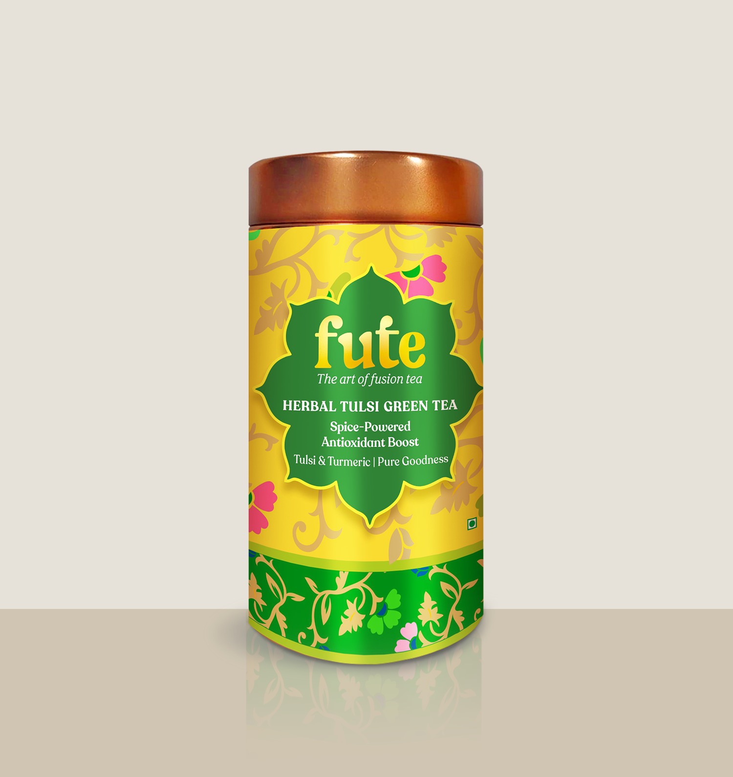 Herbal Tulsi Green Tea Tin