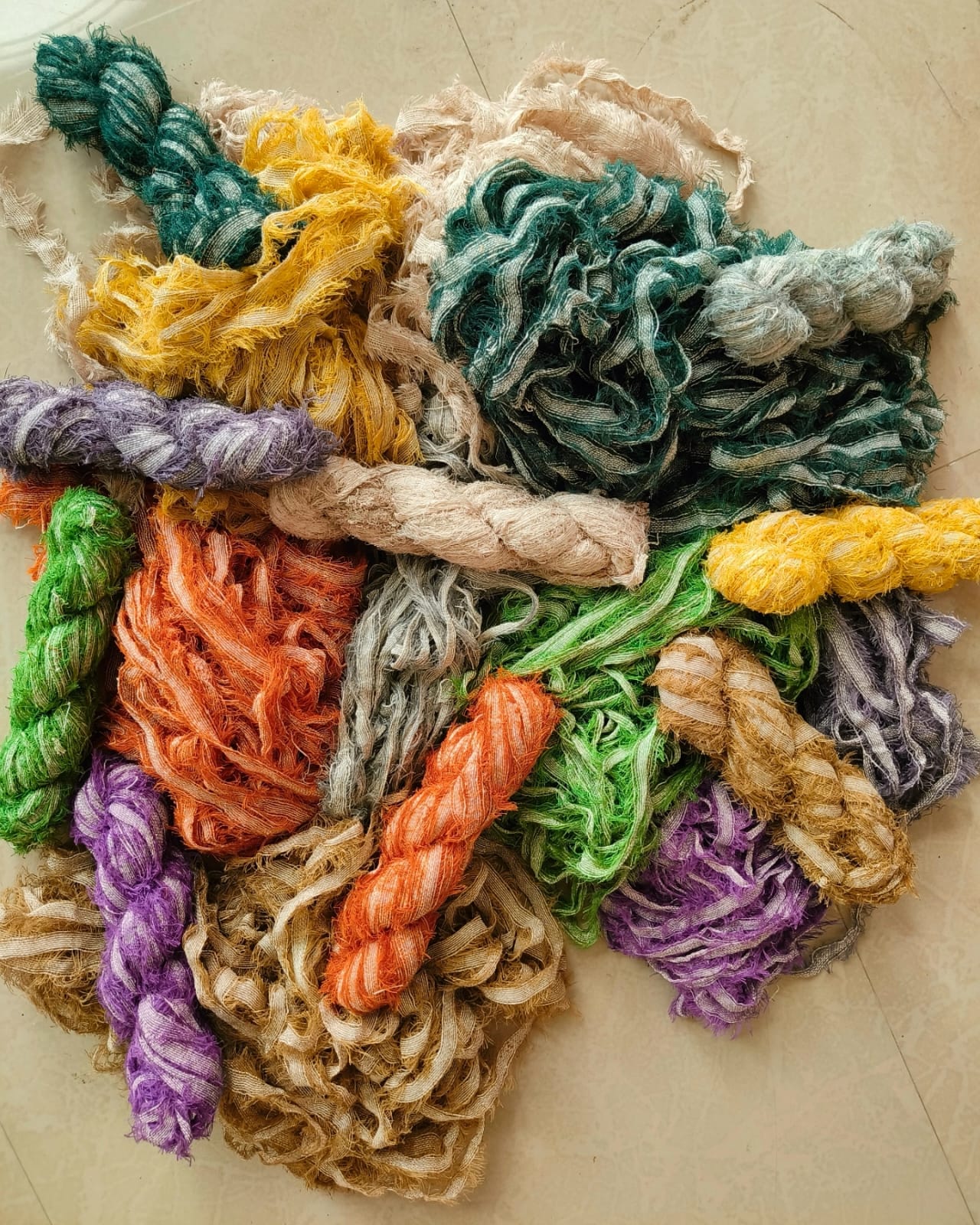Cotton Fuzzy Yarn