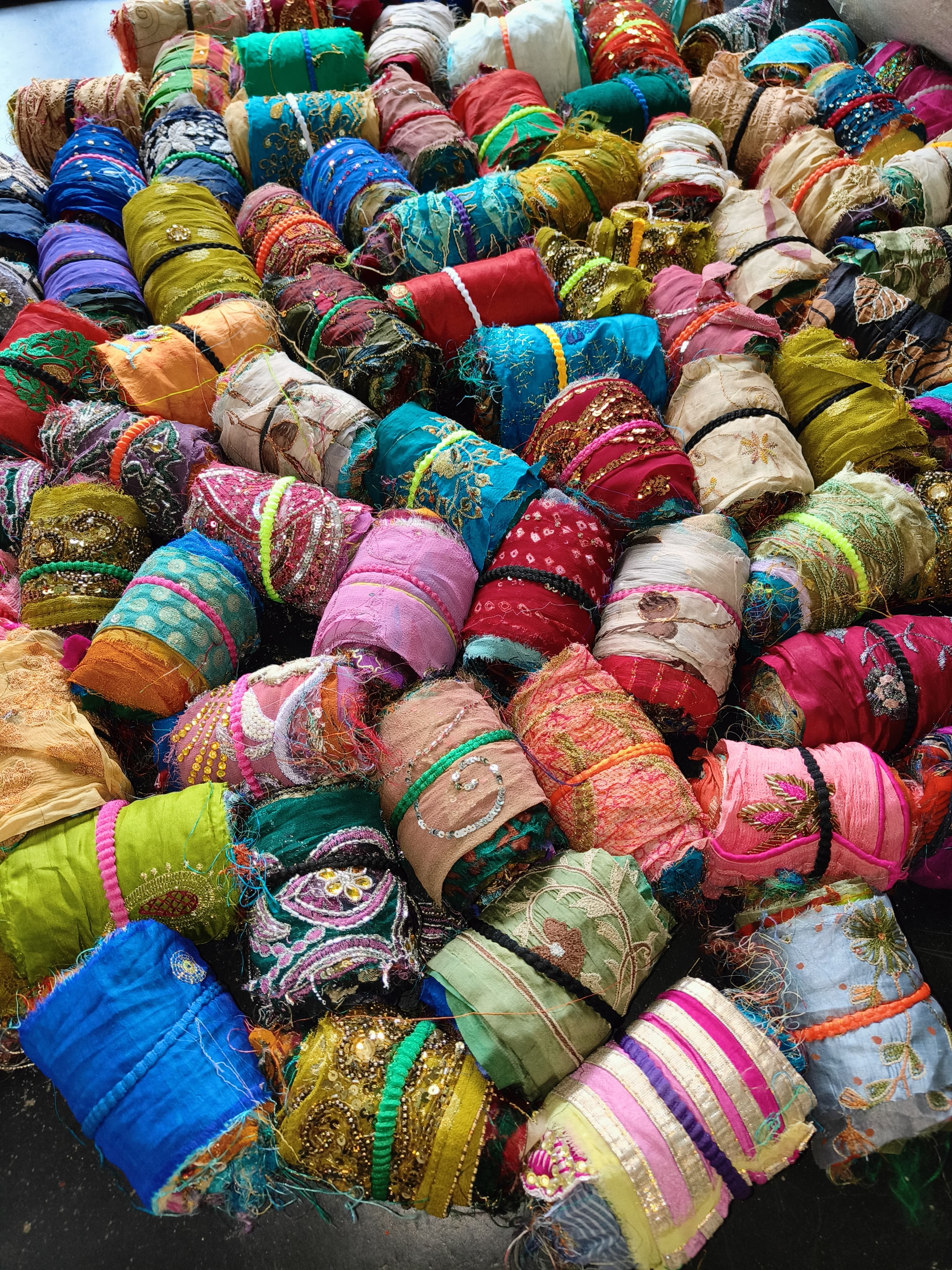 Assorted Decorative Embroidered Trims Roll