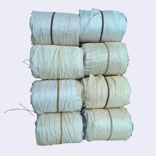 Off-White Sari Silk Roll 5kg Price