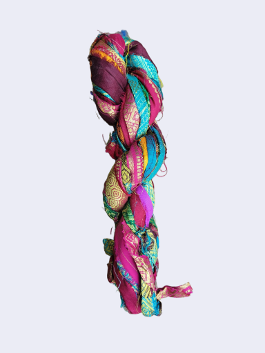 Recycled Brocade Sari Silk Ribbon
