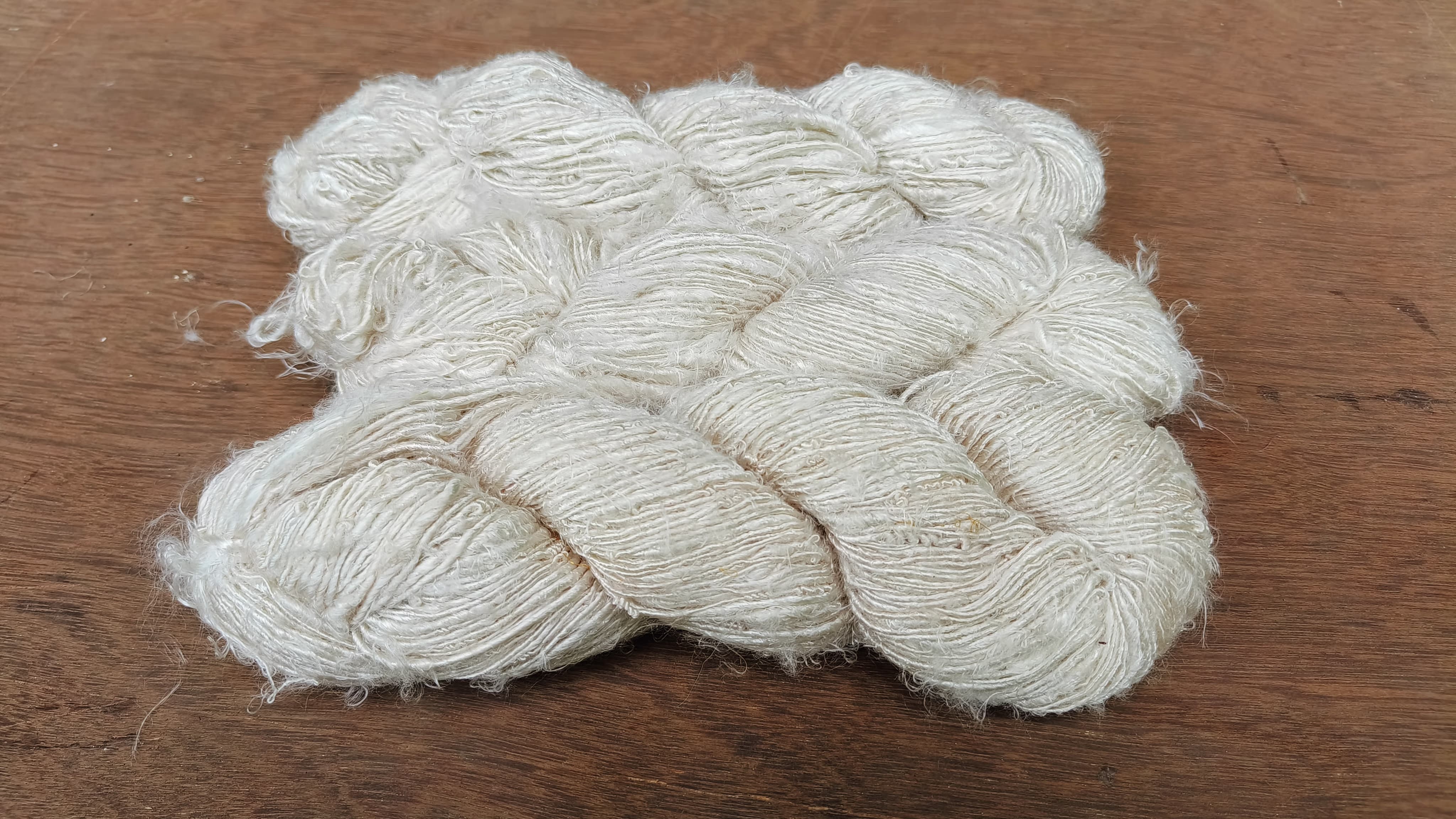 Hand-spun Banana Yarn 