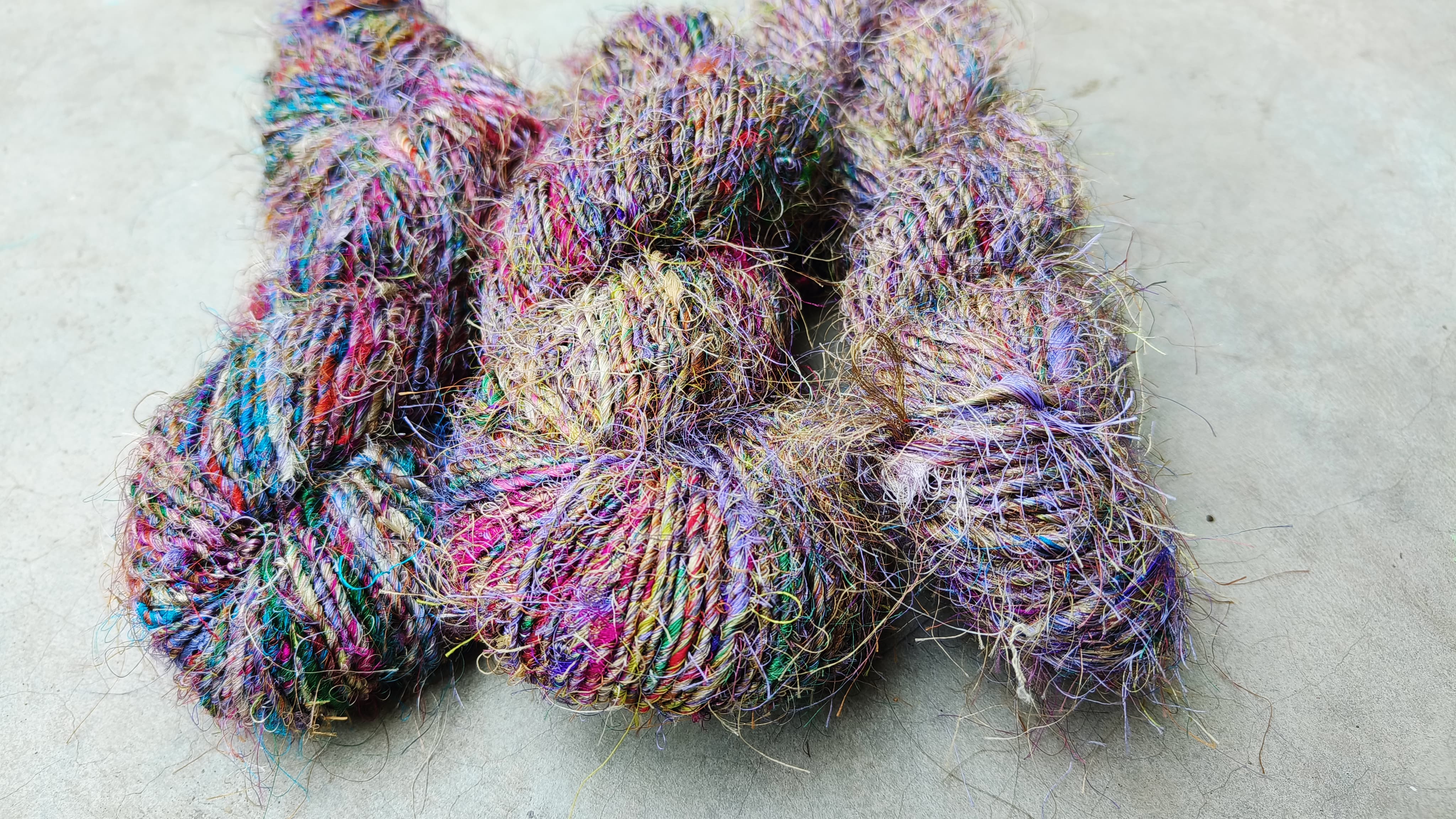Handspun Polyster Yarn