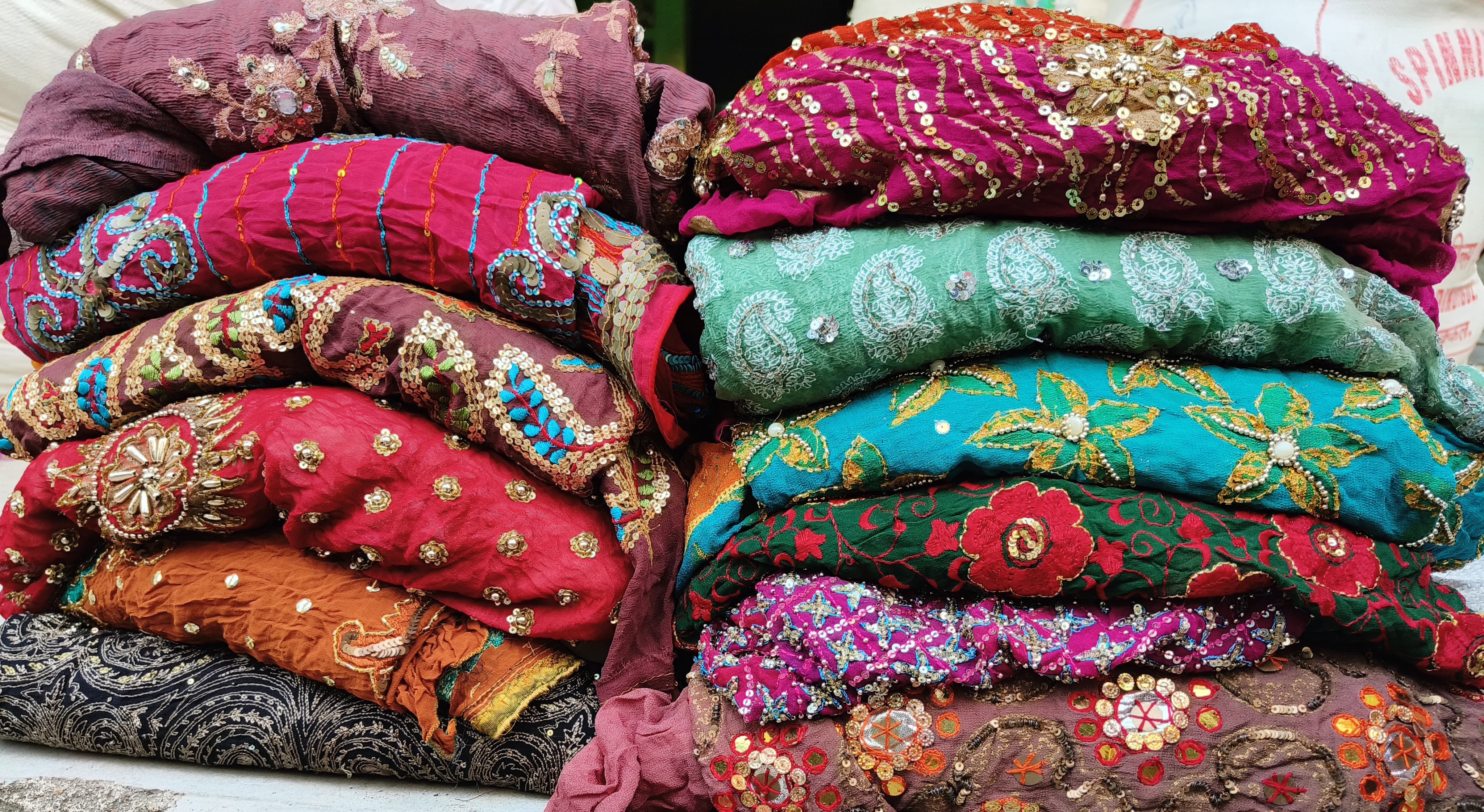 Assorted Decorative Embroidered Trims Roll 5KG Price