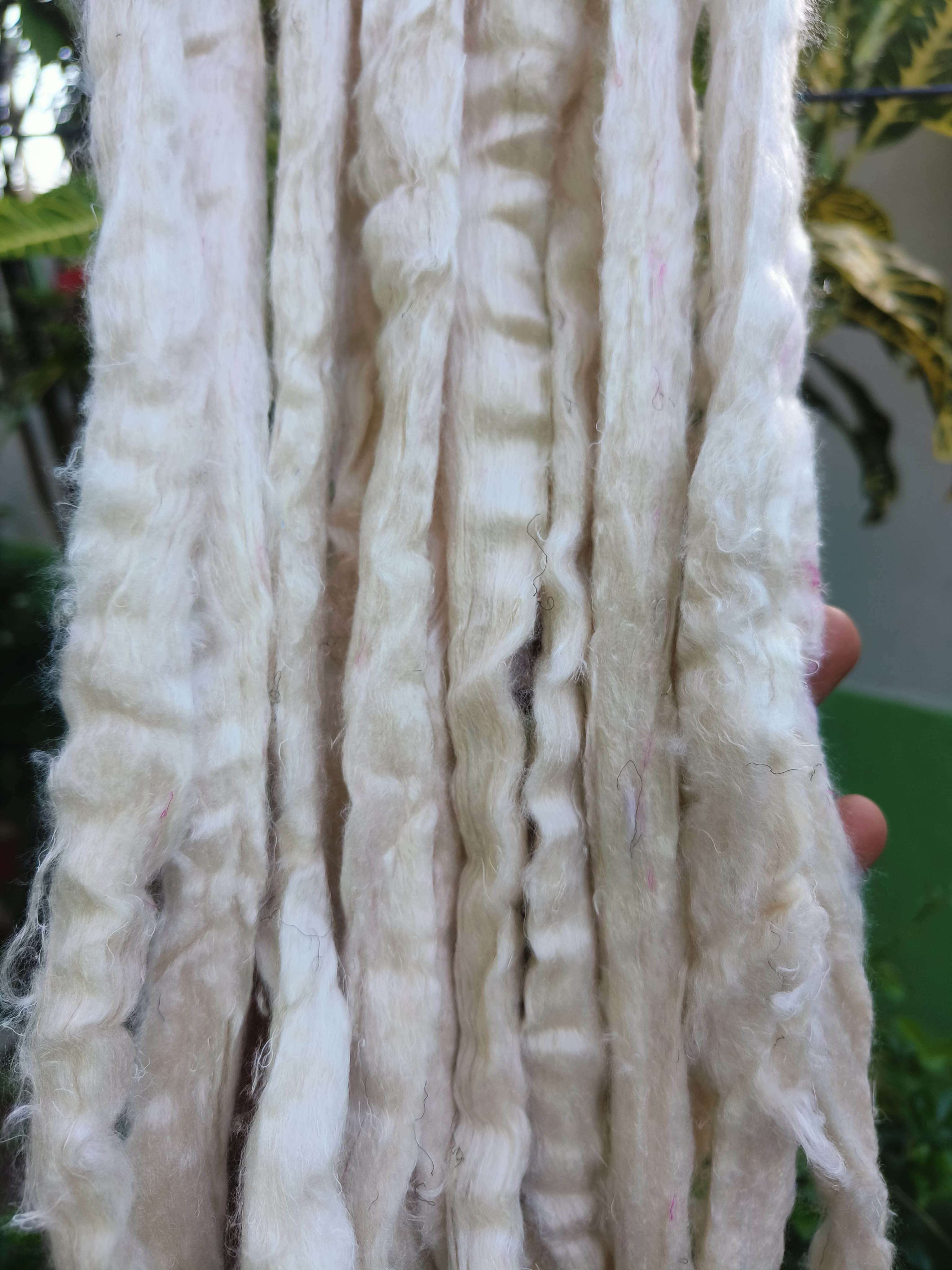 Raw Silk Fiber Roving